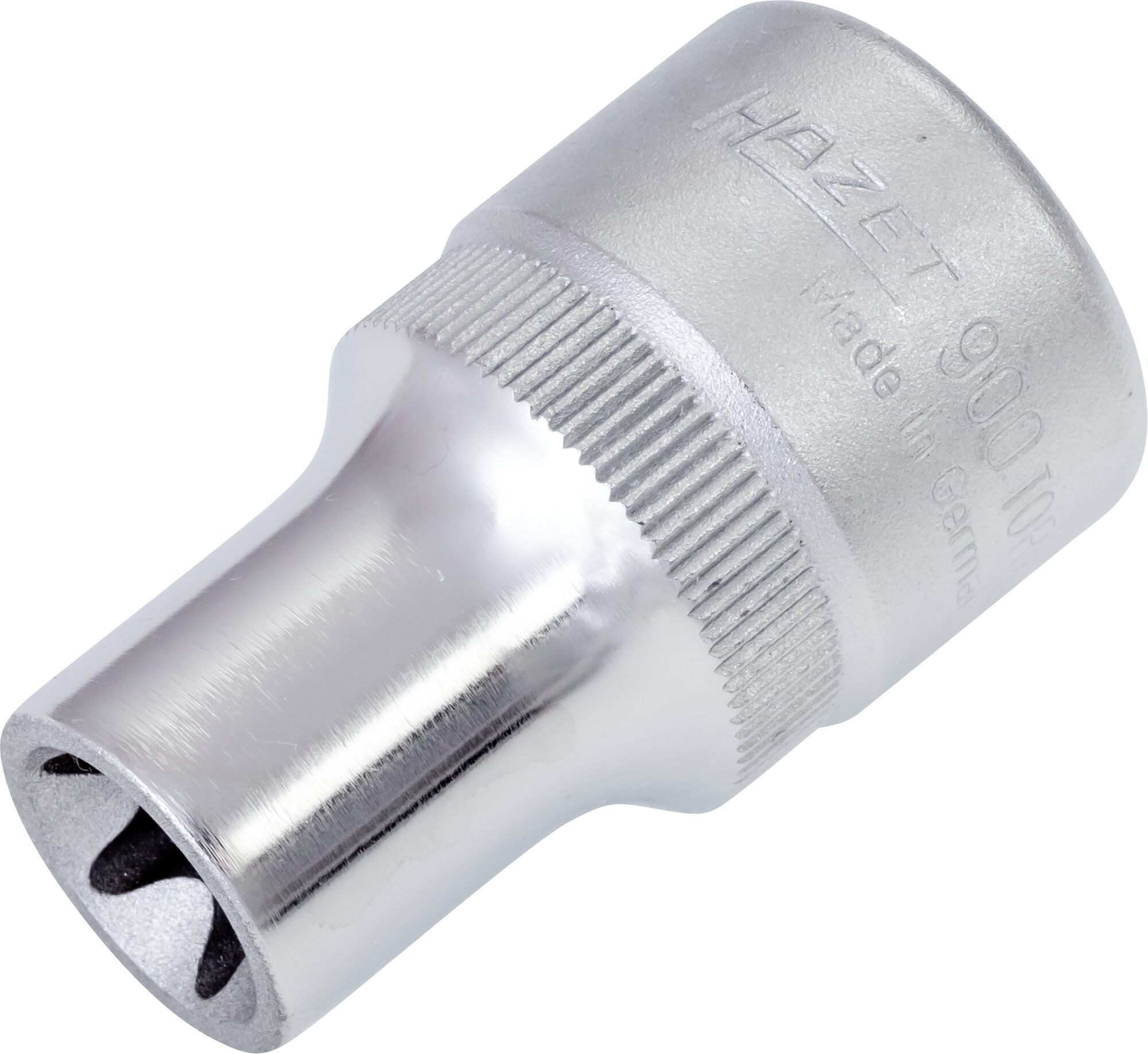 HAZET Steckschlüsseleinsatz · TORX® 900-E12 · Vierkant hohl 12,5 mm (1/2 Zoll) · Außen TORX® Profil · E12