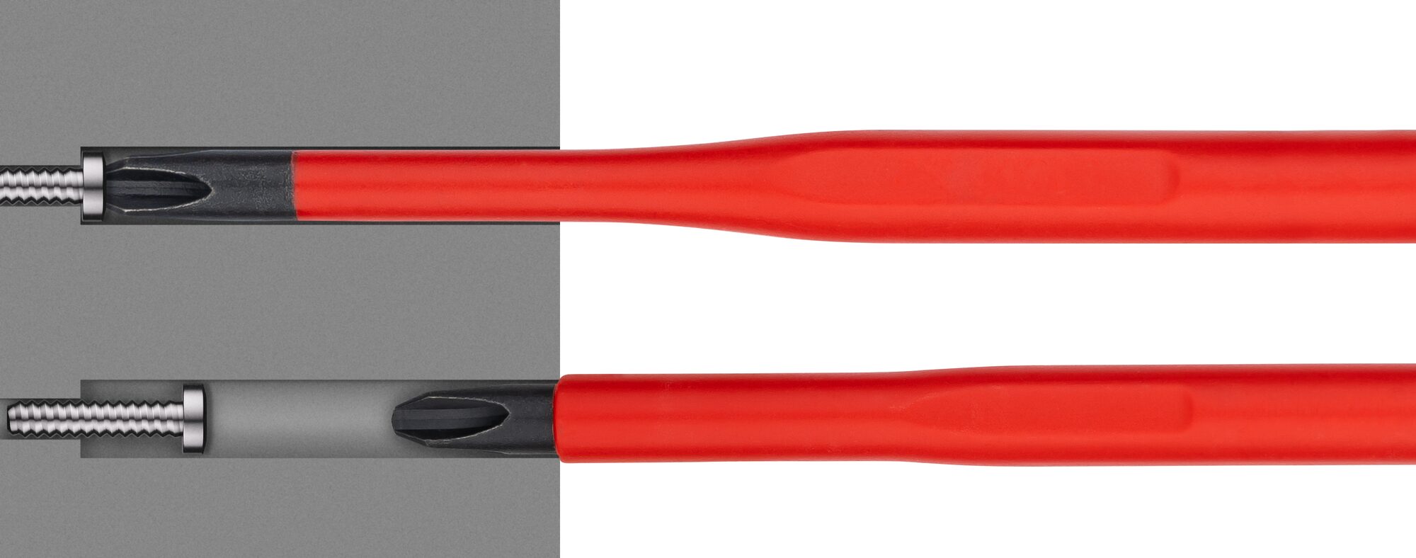 HAZET Elektriker-Schraubendreher · schutzisoliert 811KV-55 · Schlitz Profil · SW 1 x 5,5 mm