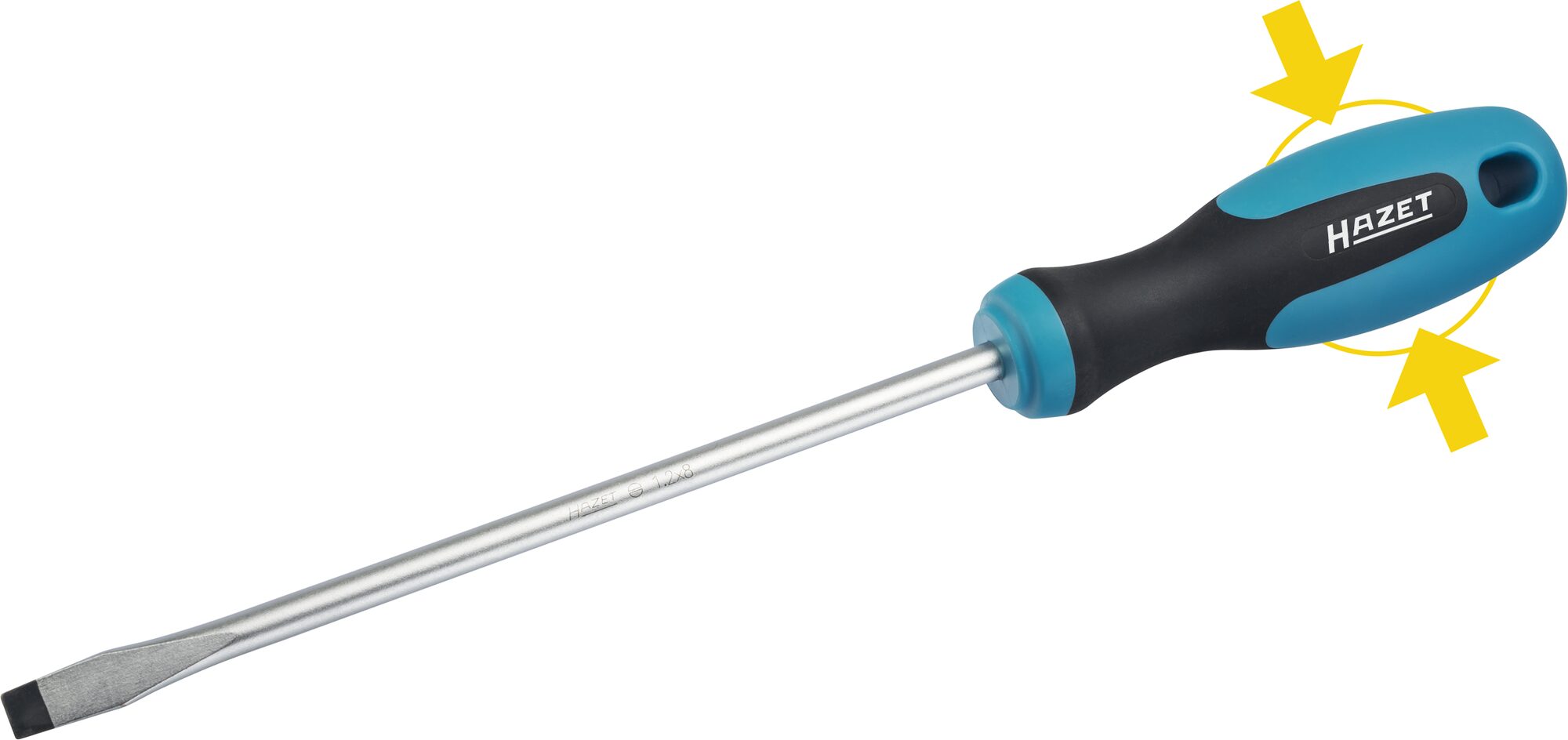HAZET Schraubendreher Satz 810/6 · Kreuzschlitz Profil PH, Schlitz Profil · 0,5x3 · 0,8x4 · 1x5,5 · 1,2x6,5 · PH1 · PH2 HAZET Schraubendreher Satz 810/6 · Kreuzschlitz Profil PH, Schlitz Profil · 0,5x3 · 0,8x4 · 1x5,5 · 1,2x6,5 · PH1 · PH2