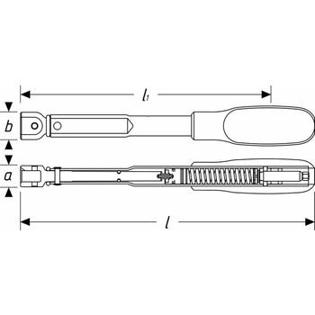 HAZET Drehmomentschlüssel 6392-320 · 60–320 Nm · Einsteck-Vierkant 14 x 18 mm