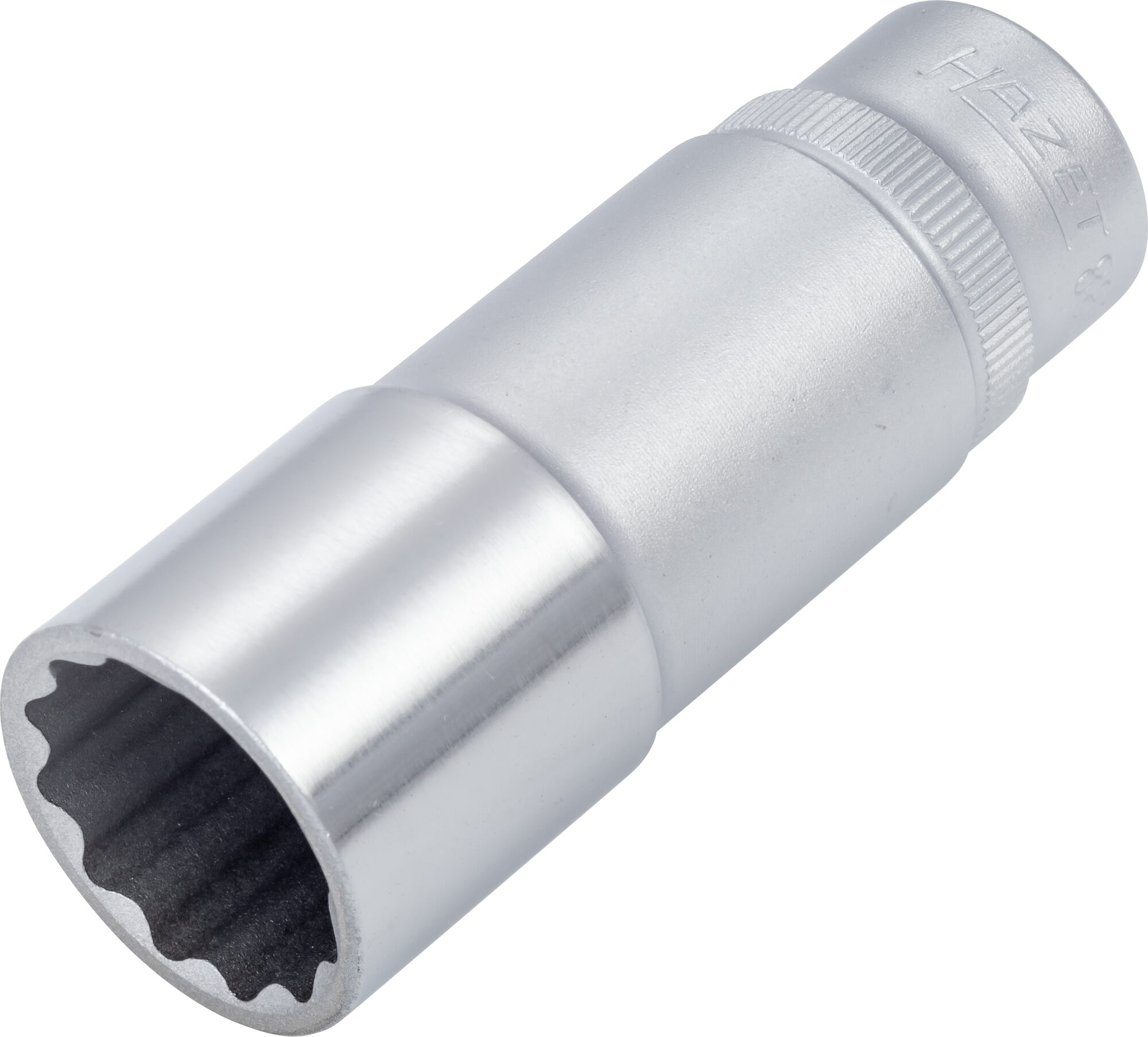 HAZET Steckschlüsseleinsatz · Doppelsechskant 880TZ-18 · Vierkant hohl 10 mm (3/8 Zoll) · Außen Doppel-Sechskant-Tractionsprofil · 18 mm