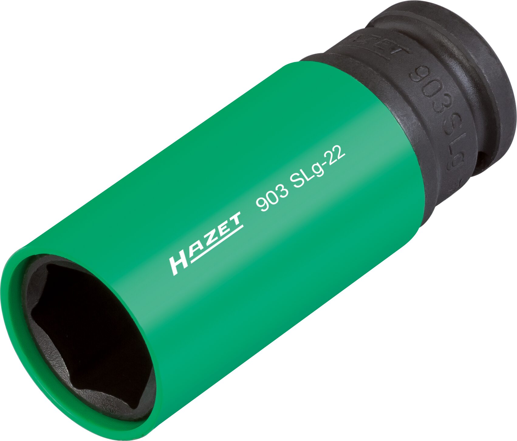 HAZET Schlag-, Maschinenschrauber Steckschlüsseleinsatz · Sechskant 903SLG-22 · Vierkant hohl 12,5 mm (1/2 Zoll) · Außen Sechskant-Tractionsprofil · 22 mm HAZET Schlag-, Maschinenschrauber Steckschlüsseleinsatz · Sechskant 903SLG-22 · Vierkant hohl 12,5 mm (1/2 Zoll) · Außen Sechskant-Tractionsprofil · 22 mm