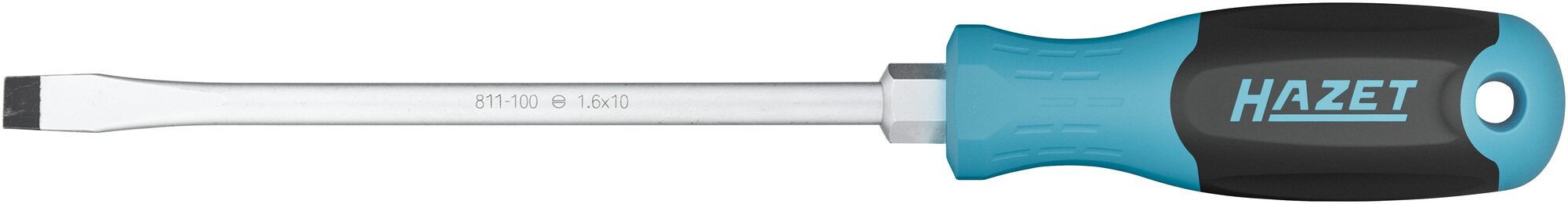 HAZET Schraubendreher 811-100 · Schlitz Profil · SW 1,6 x 10 mm