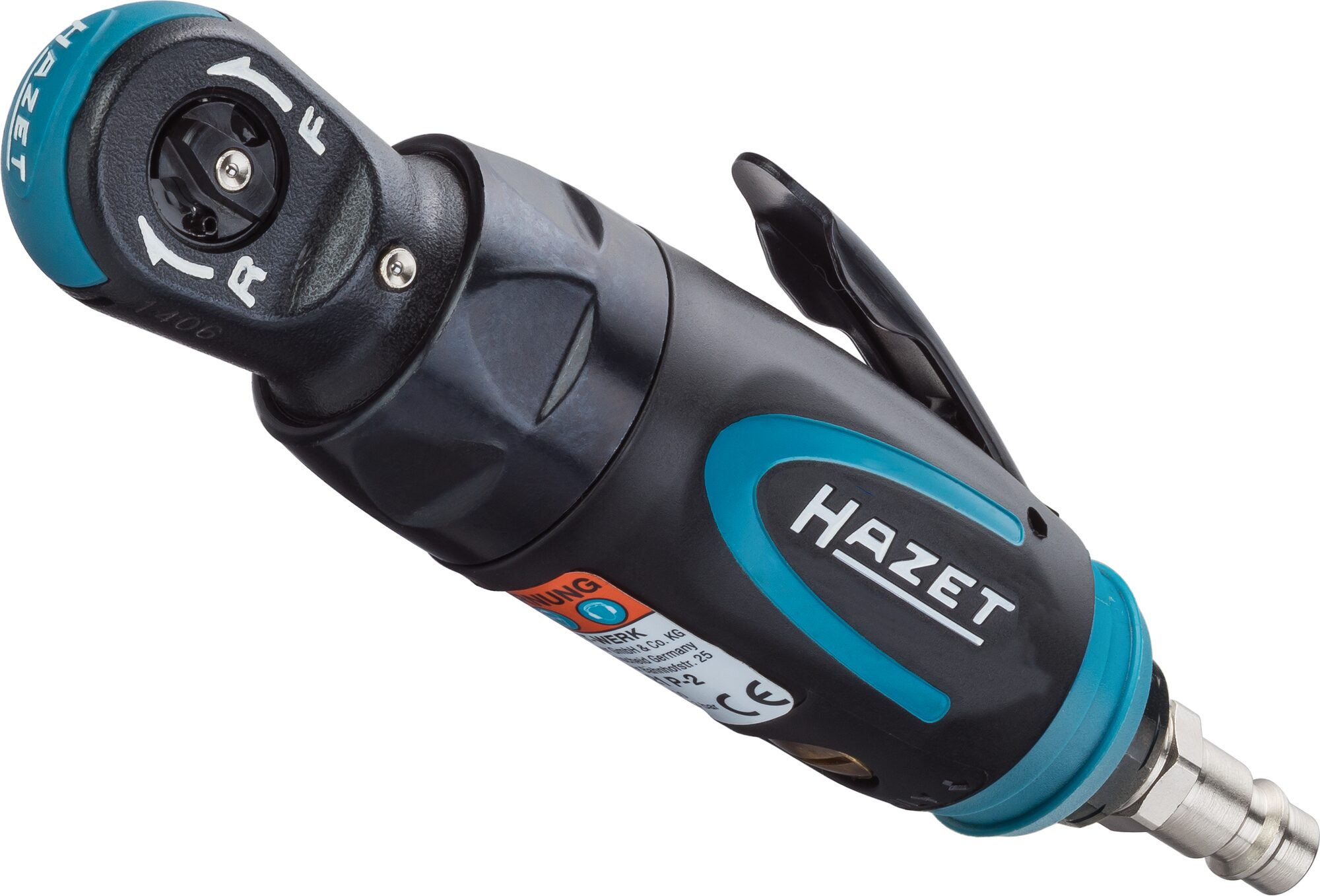 HAZET Mini Ratschenschrauber 9020P-2 · 1/4 Zoll (6,3 mm) Vierkant massiv · 150 mm