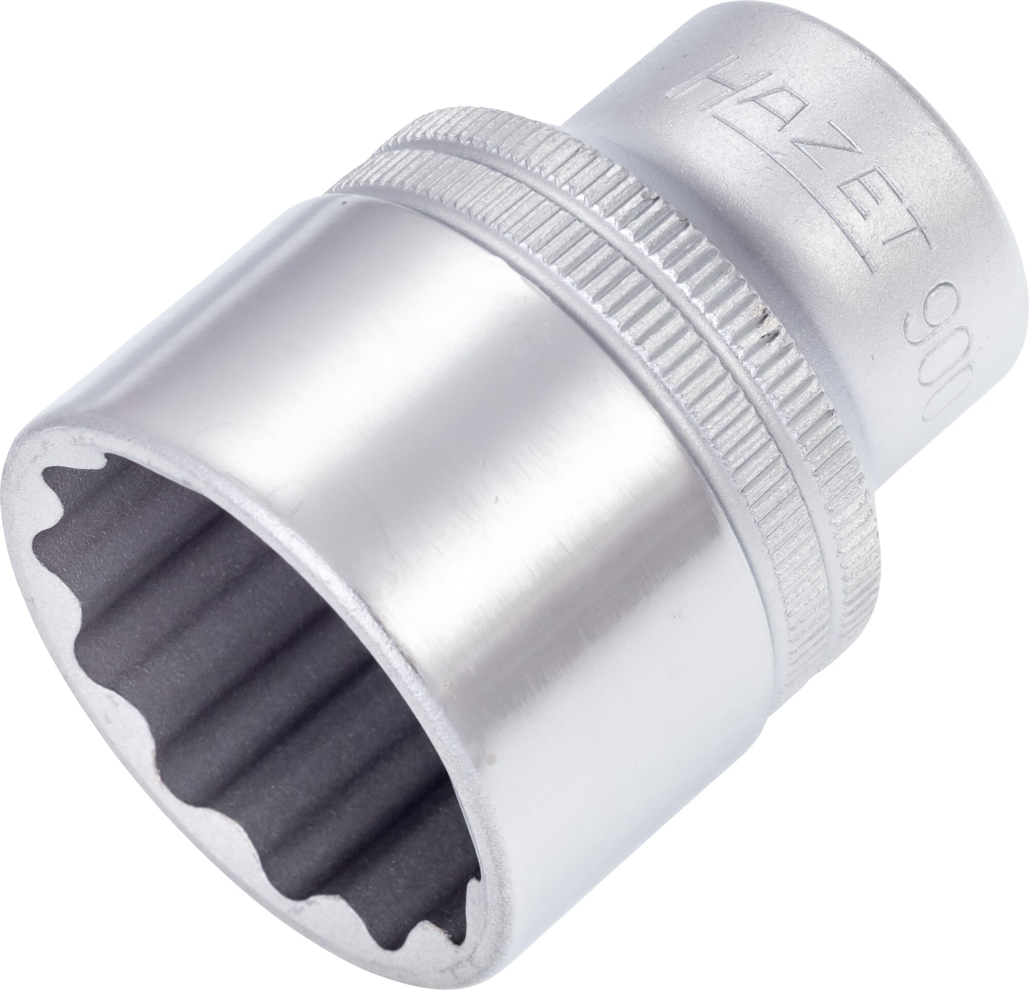 HAZET Steckschlüsseleinsatz · Doppelsechskant 900Z-27 · Vierkant hohl 12,5 mm (1/2 Zoll) · Außen Doppel-Sechskant-Tractionsprofil · 27 mm