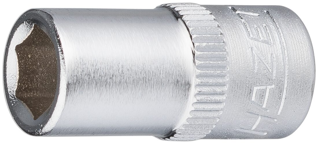 HAZET Steckschlüsseleinsatz · Sechskant 850-7 · Vierkant hohl 6,3 mm (1/4 Zoll) · Außen Sechskant-Tractionsprofil · 7 mm