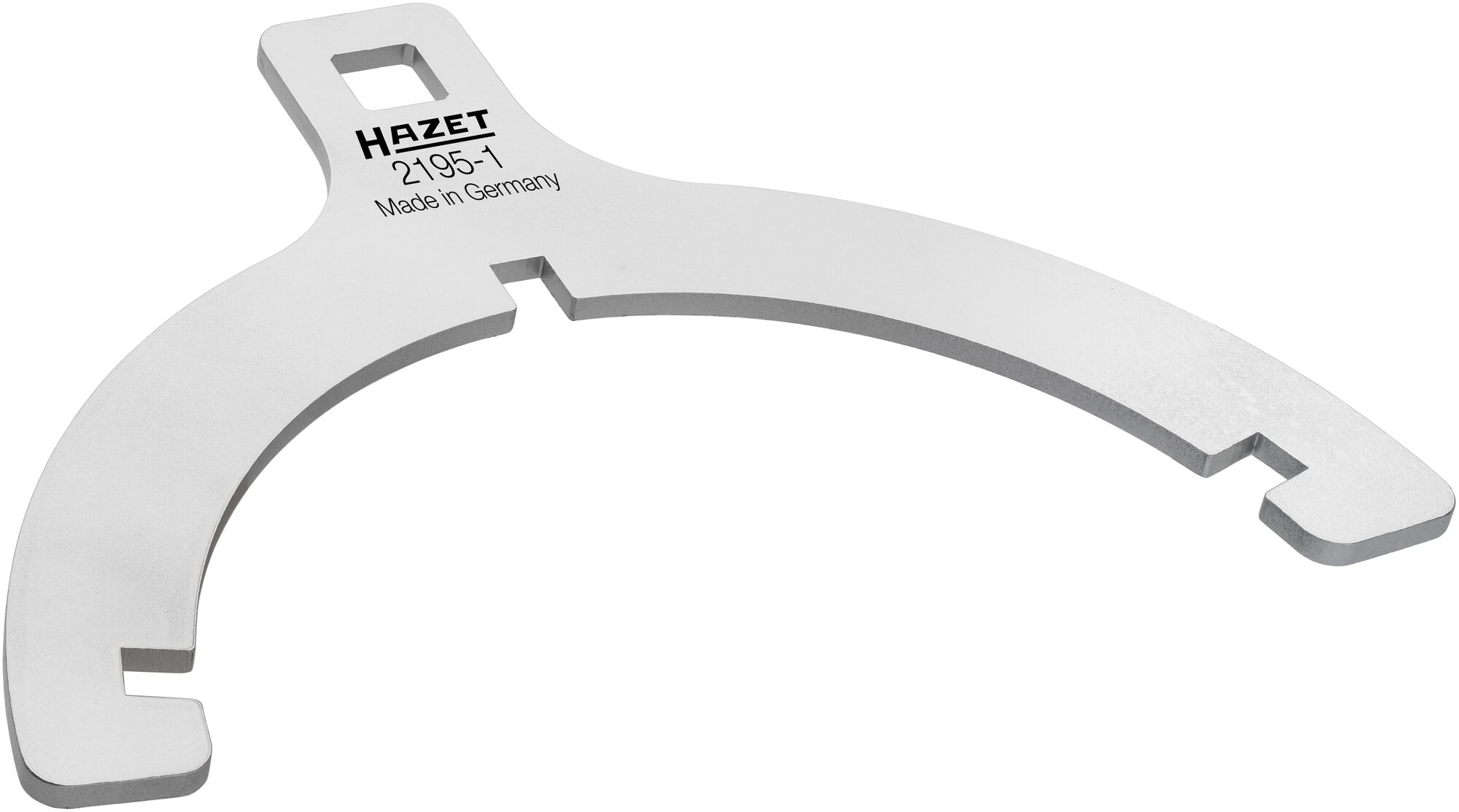 HAZET Kartuschen-Schlüssel 2195-1 · Vierkant hohl 12,5 mm (1/2 Zoll) · Rillenprofil · 192 mm
