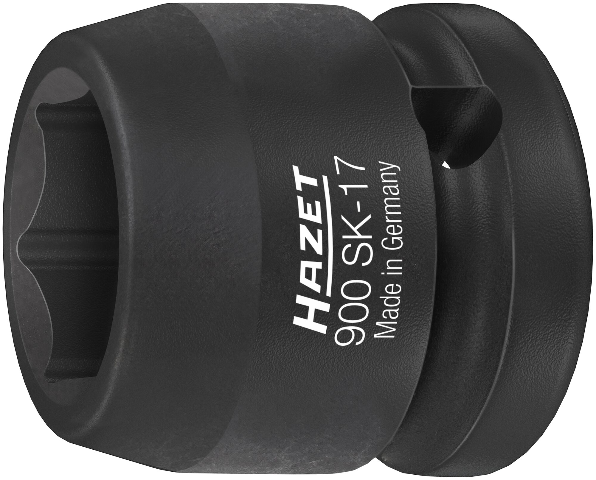 HAZET Schlag-, Maschinenschrauber Steckschlüsseleinsatz · Sechskant 900SK-17 · Vierkant hohl 12,5 mm (1/2 Zoll) · Außen Sechskant-Tractionsprofil · 17 mm