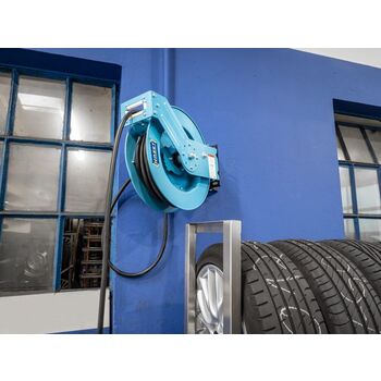 HAZET Schlauchaufroller · offen 9040OS-10 · 400 mm x 186 mm x 426 mm HAZET Schlauchaufroller · offen 9040OS-10 · 400 mm x 186 mm x 426 mm