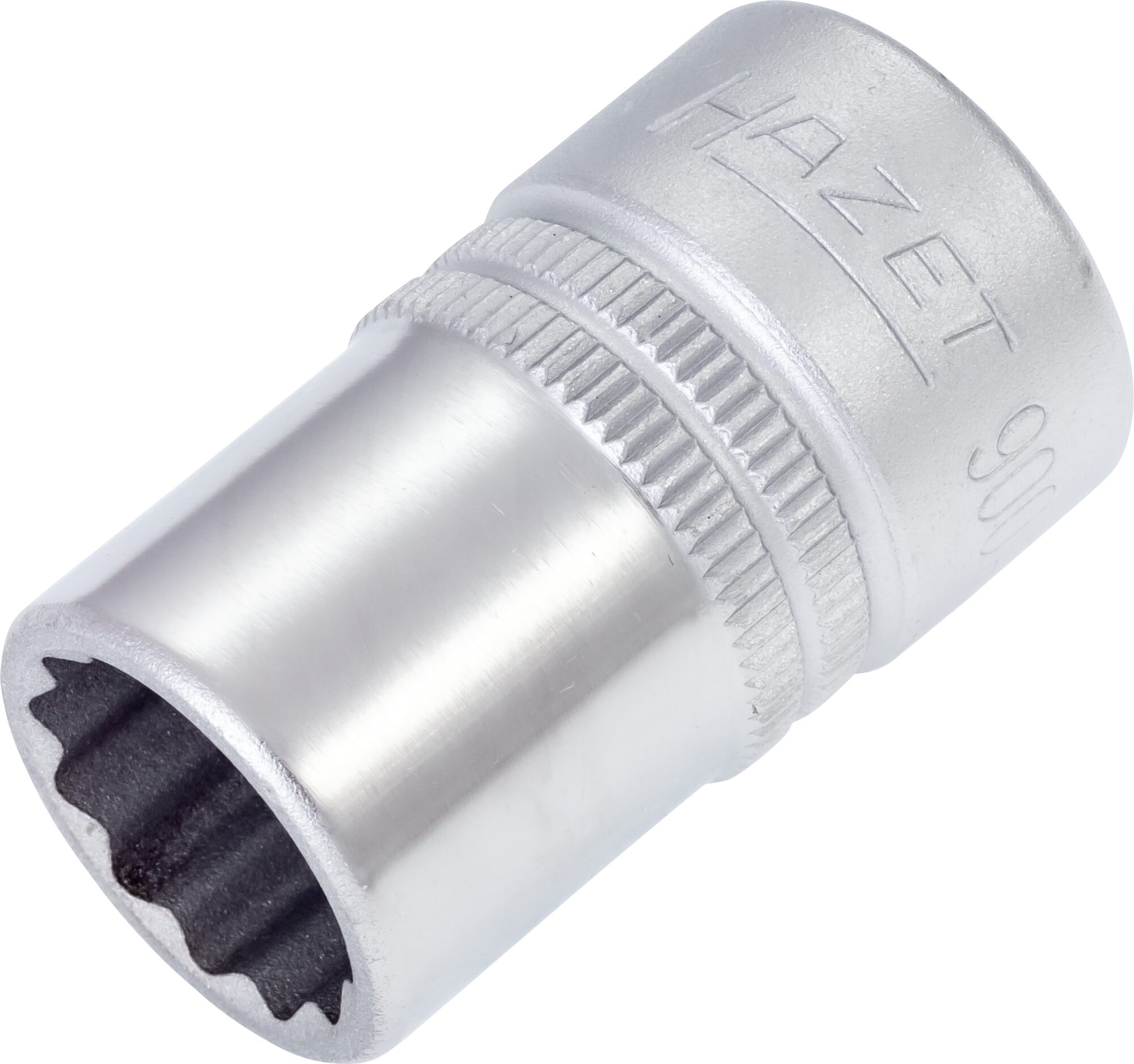 HAZET Steckschlüsseleinsatz · Doppelsechskant 900AZ-9/16 · Vierkant hohl 12,5 mm (1/2 Zoll) · Außen Doppel-Sechskant-Tractionsprofil · 9/16 ?