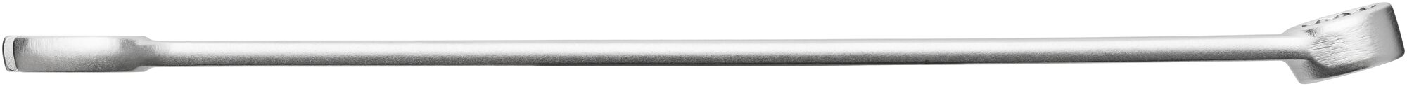 HAZET Ring-Maulschlüssel · extra lang · schlanke Bauform 600LG-22 · Außen Doppel-Sechskant-Tractionsprofil · 22 mm