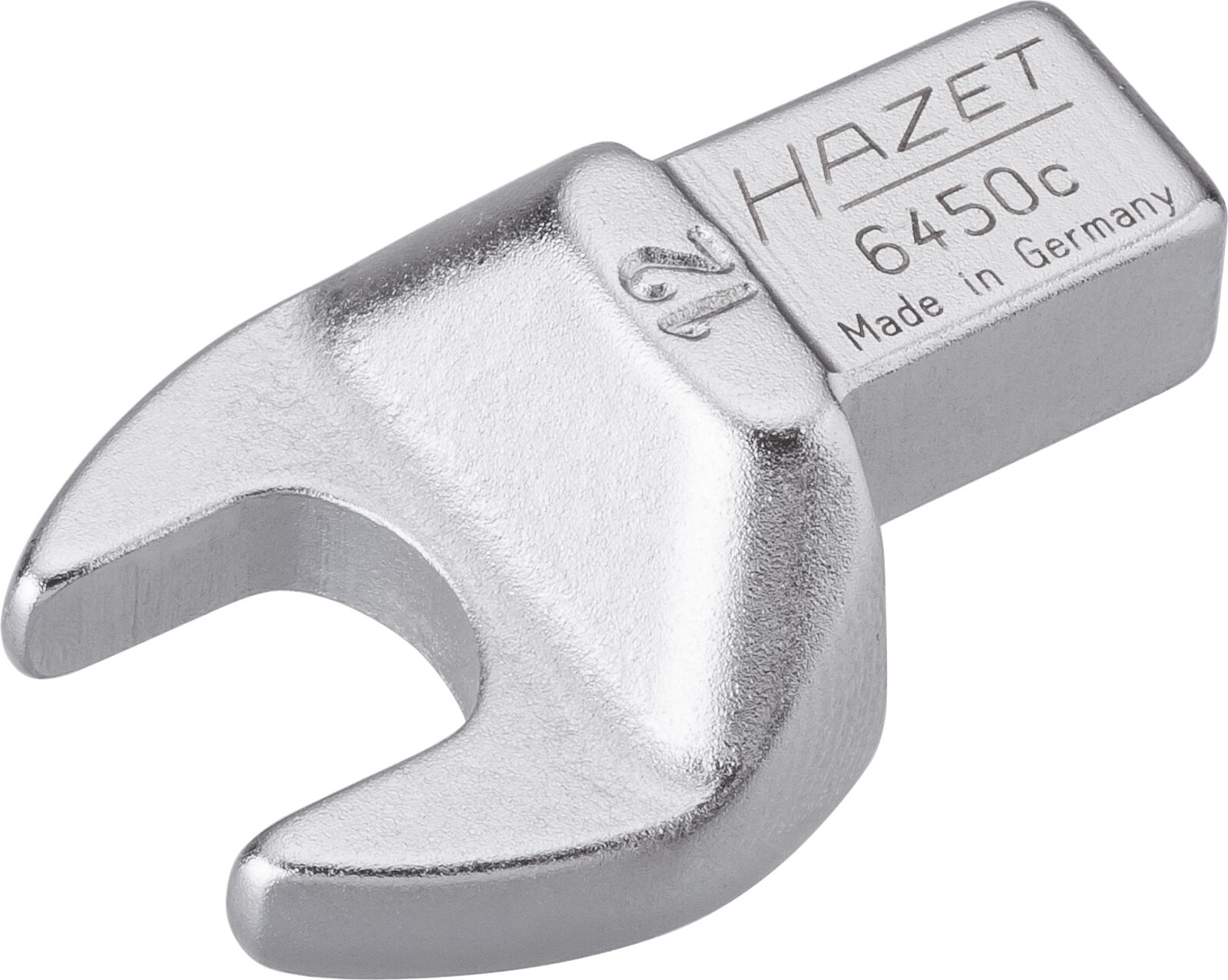 HAZET Einsteck-Maulschlüssel 6450C-12 · Einsteck-Vierkant 9 x 12 mm · Außen Sechskant Profil · 12 mm