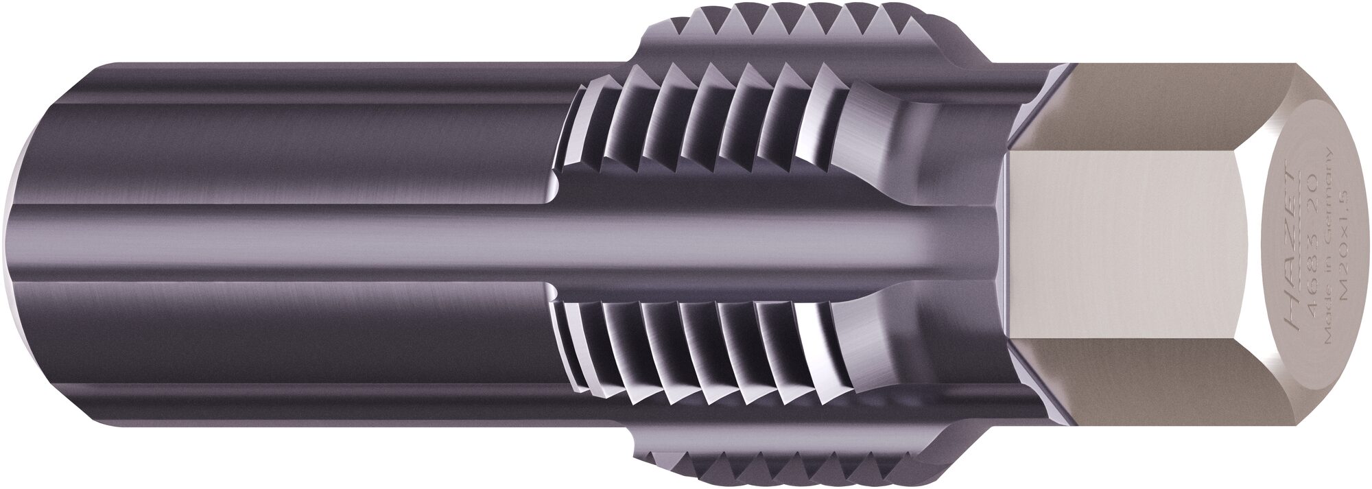 HAZET Gewinde-Nachschneider Abgastemperatur-Sensoren / -Sonden 4683-20 · 13 mm Außen-Sechskant · 50 mm