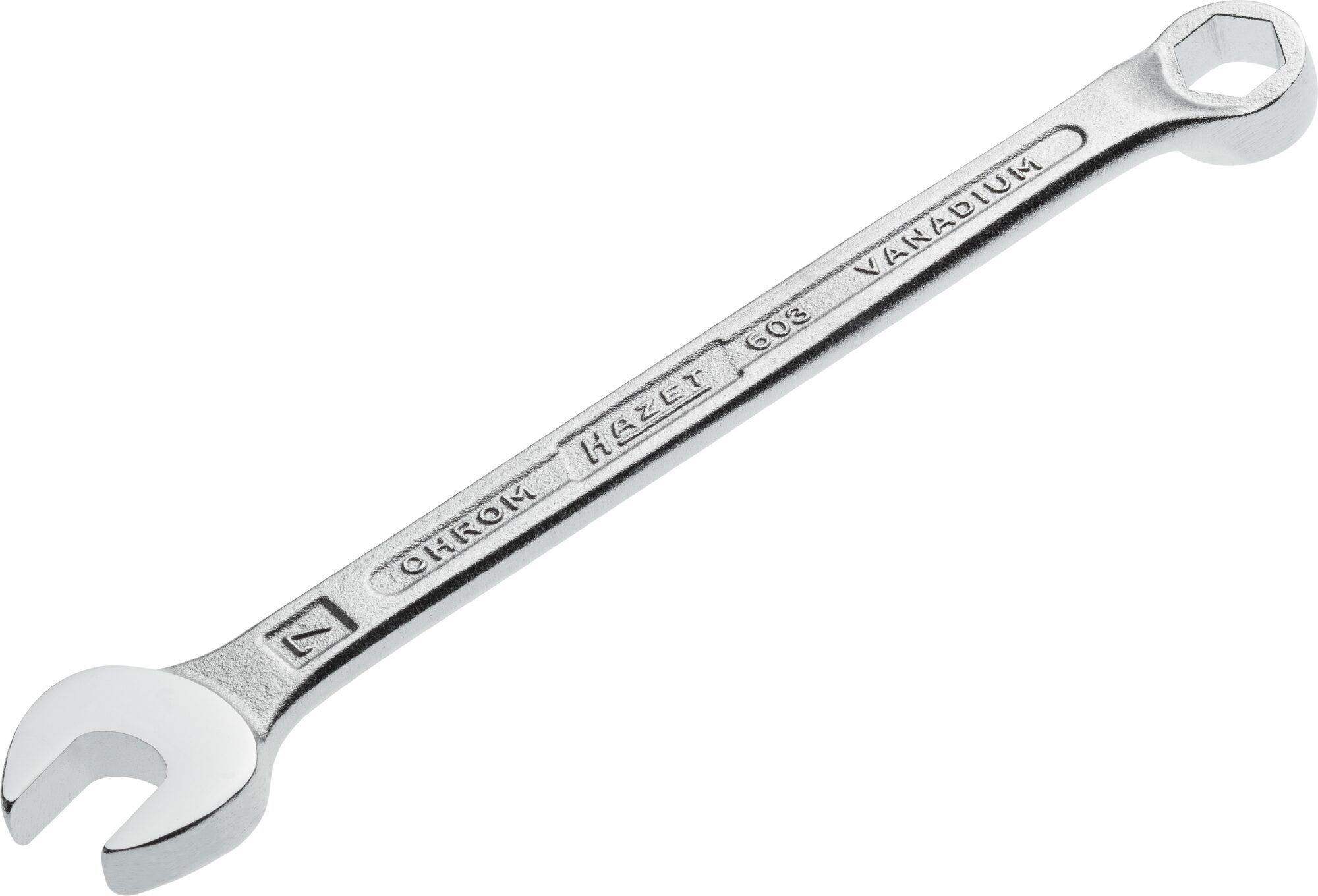 HAZET Ring-Maulschlüssel 603-7 · Außen Sechskant Profil · 7 mm