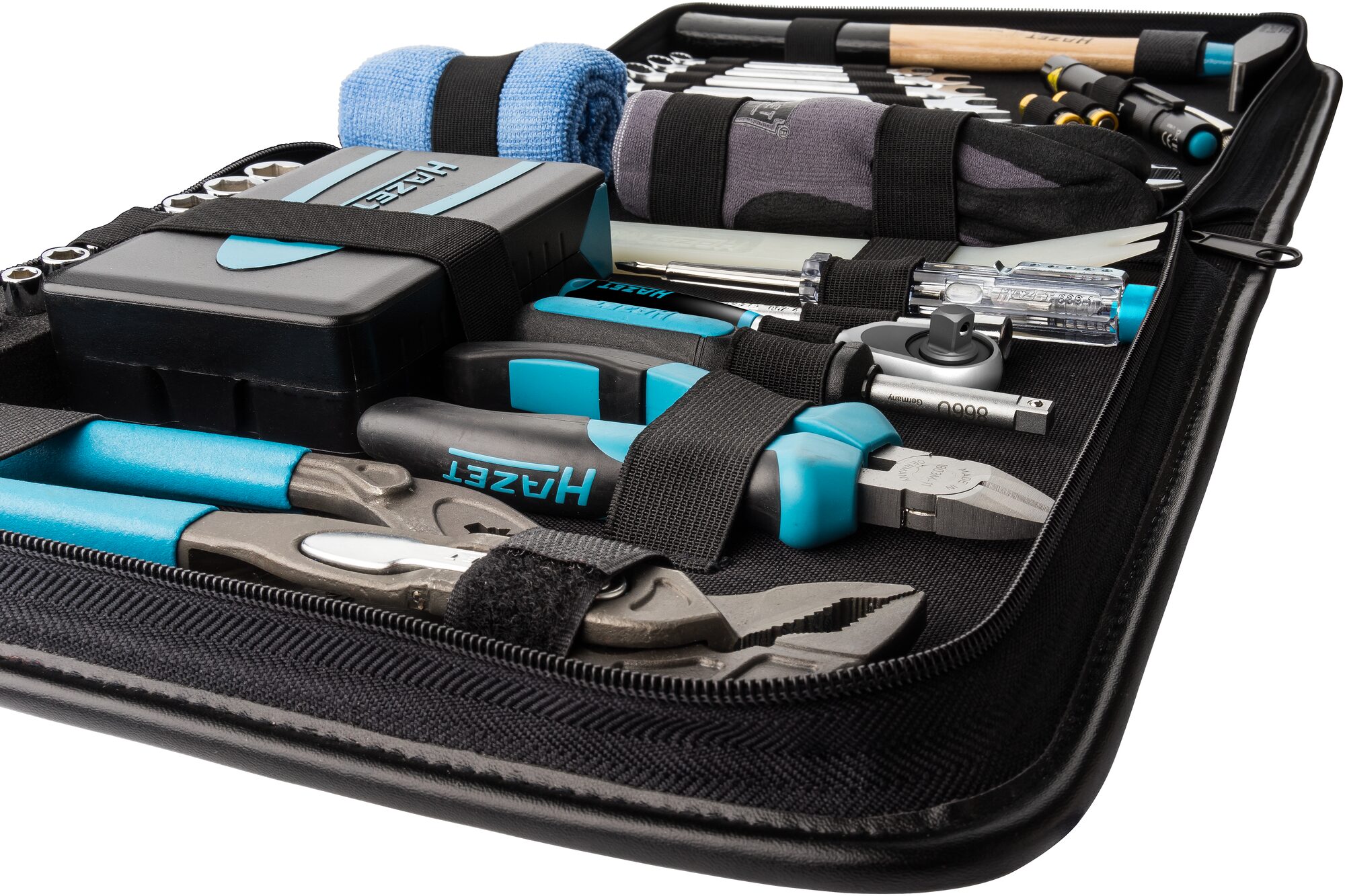 HAZET Premium Werkzeug Ledertasche 1520/64 · Sechskant massiv 6,3 (1/4 Zoll), Vierkant hohl 6,3 mm (1/4 Zoll) · Anzahl Werkzeuge: 64 HAZET Premium Werkzeug Ledertasche 1520/64 · Sechskant massiv 6,3 (1/4 Zoll), Vierkant hohl 6,3 mm (1/4 Zoll) · Anzahl Werkzeuge: 64