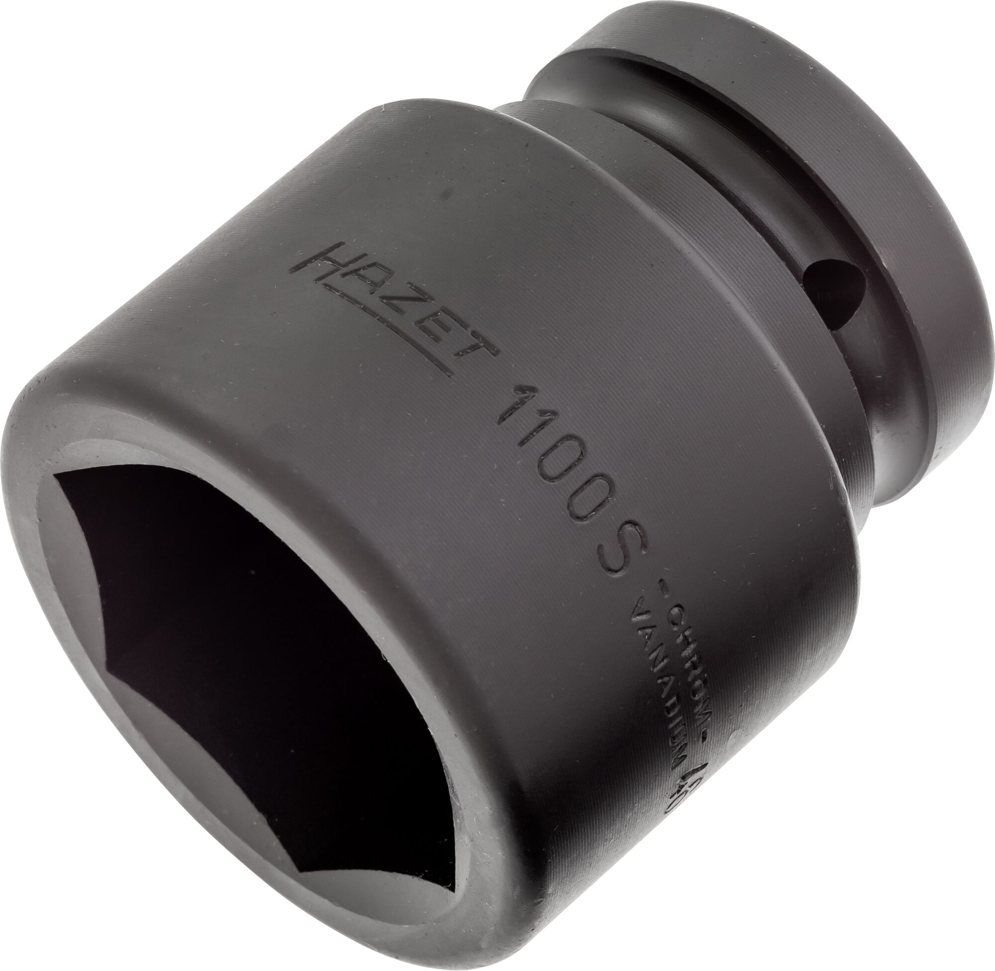 HAZET Schlag-, Maschinenschrauber Steckschlüsseleinsatz · Sechskant 1100S-46 · Vierkant hohl 25 mm (1 Zoll) · Außen Sechskant Profil · 46 mm