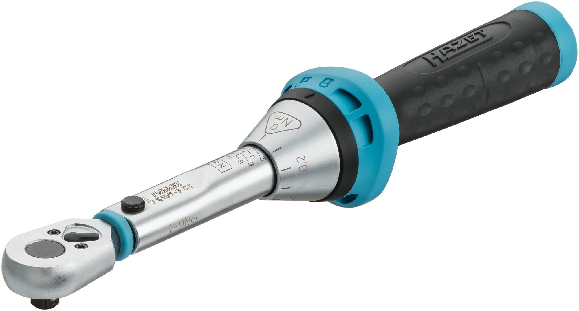 HAZET Drehmoment-Schlüssel 5107-3CT · Nm min-max: 1–9 Nm · Toleranz: 4% · Vierkant massiv 6,3 mm (1/4 Zoll) HAZET Drehmoment-Schlüssel 5107-3CT · Nm min-max: 1–9 Nm · Toleranz: 4% · Vierkant massiv 6,3 mm (1/4 Zoll)