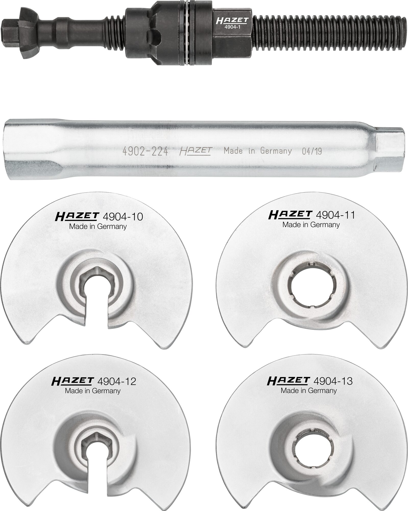 HAZET Universal Innenfederspanner Satz 4904/6 · Anzahl Werkzeuge: 6