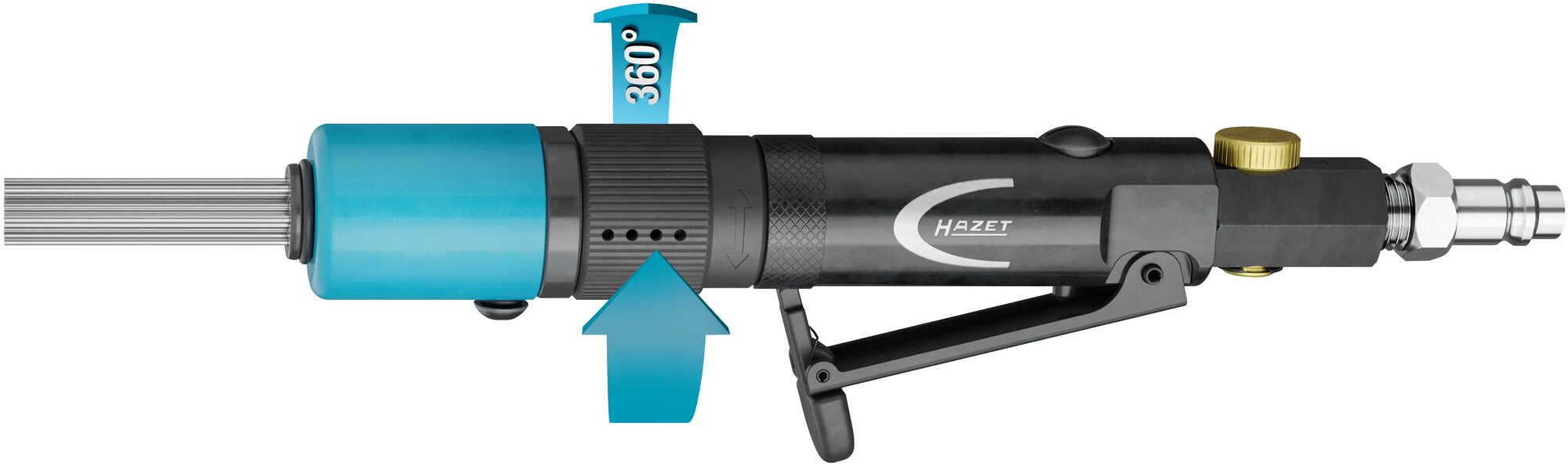 HAZET Mini Nadelentroster 9035M-6 · Länge: 235,6 mm