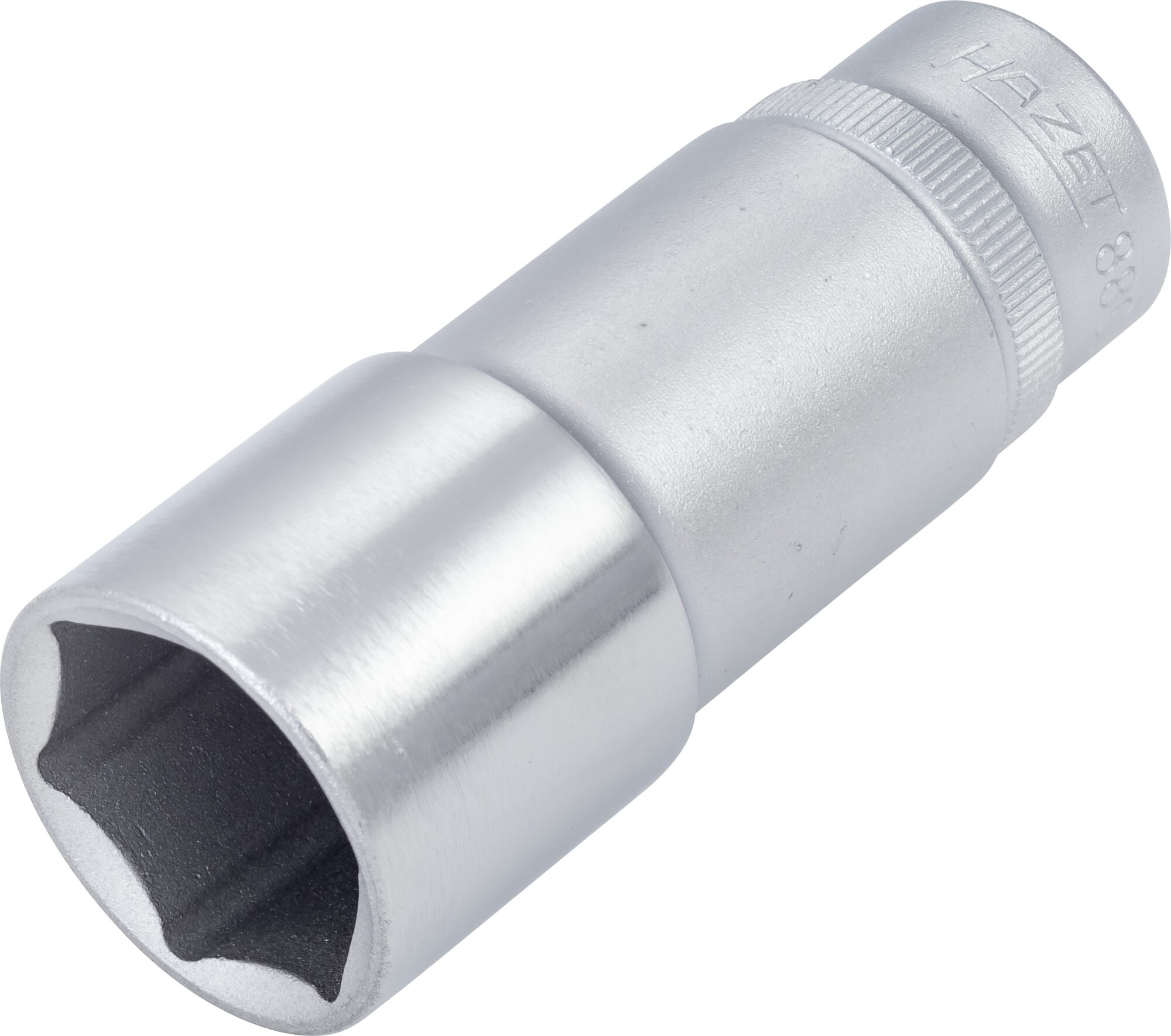 HAZET Steckschlüsseleinsatz · Sechskant 880LG-21 · Vierkant hohl 10 mm (3/8 Zoll) · Außen Sechskant-Tractionsprofil · 21 mm