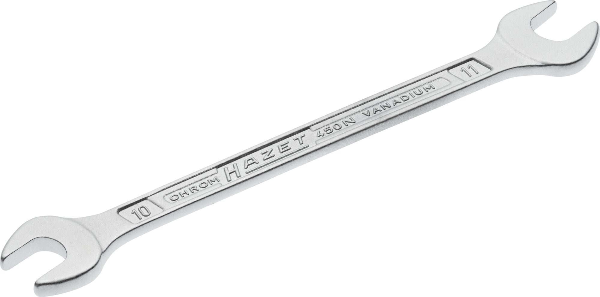 HAZET Doppel-Maulschlüssel 450N-10X11 · Außen Sechskant Profil · 10 x 11 mm HAZET Doppel-Maulschlüssel 450N-10X11 · Außen Sechskant Profil · 10 x 11 mm
