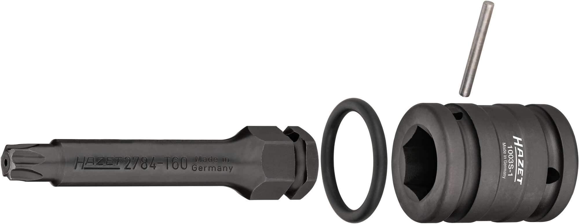 HAZET Schlag-, Maschinenschrauber Adapter 1003S-1 · Vierkant hohl 20 mm (3/4 Zoll) · Innen Sechskant Profil