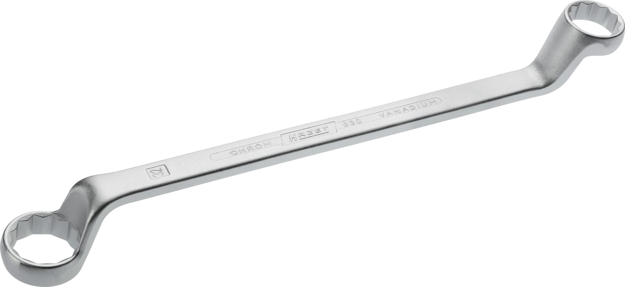 HAZET Doppel-Ringschlüssel 630-27X32 · Außen Doppel-Sechskant Profil · 27 x 32 mm