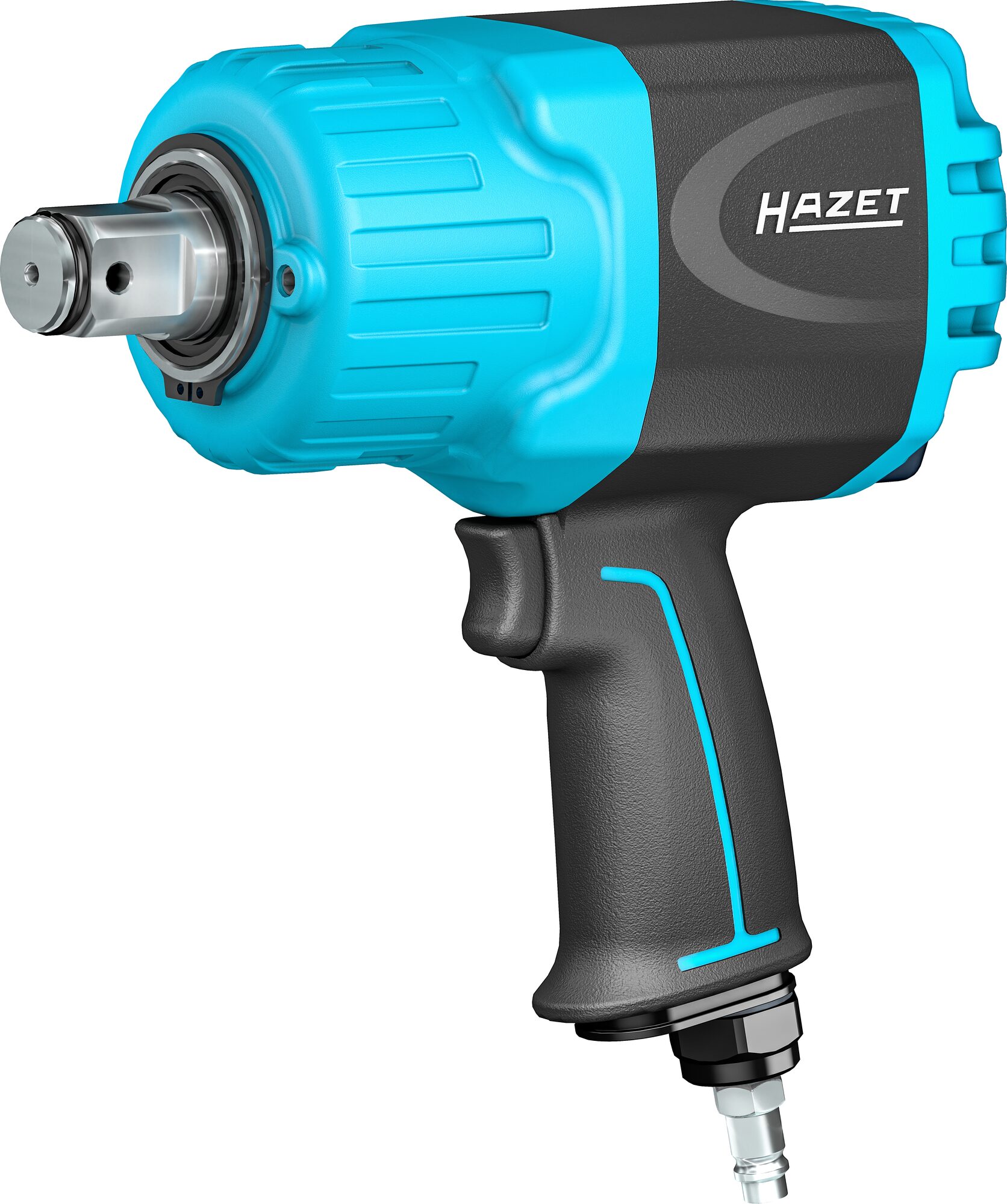 HAZET Twin Turbo Schlagschrauber 9014TT · Lösemoment maximal: 4100 Nm · Vierkant massiv 25 mm (1 Zoll) · Hochleistungs-Doppelhammer-Schlagwerk HAZET Twin Turbo Schlagschrauber 9014TT · Lösemoment maximal: 4100 Nm · Vierkant massiv 25 mm (1 Zoll) · Hochleistungs-Doppelhammer-Schlagwerk
