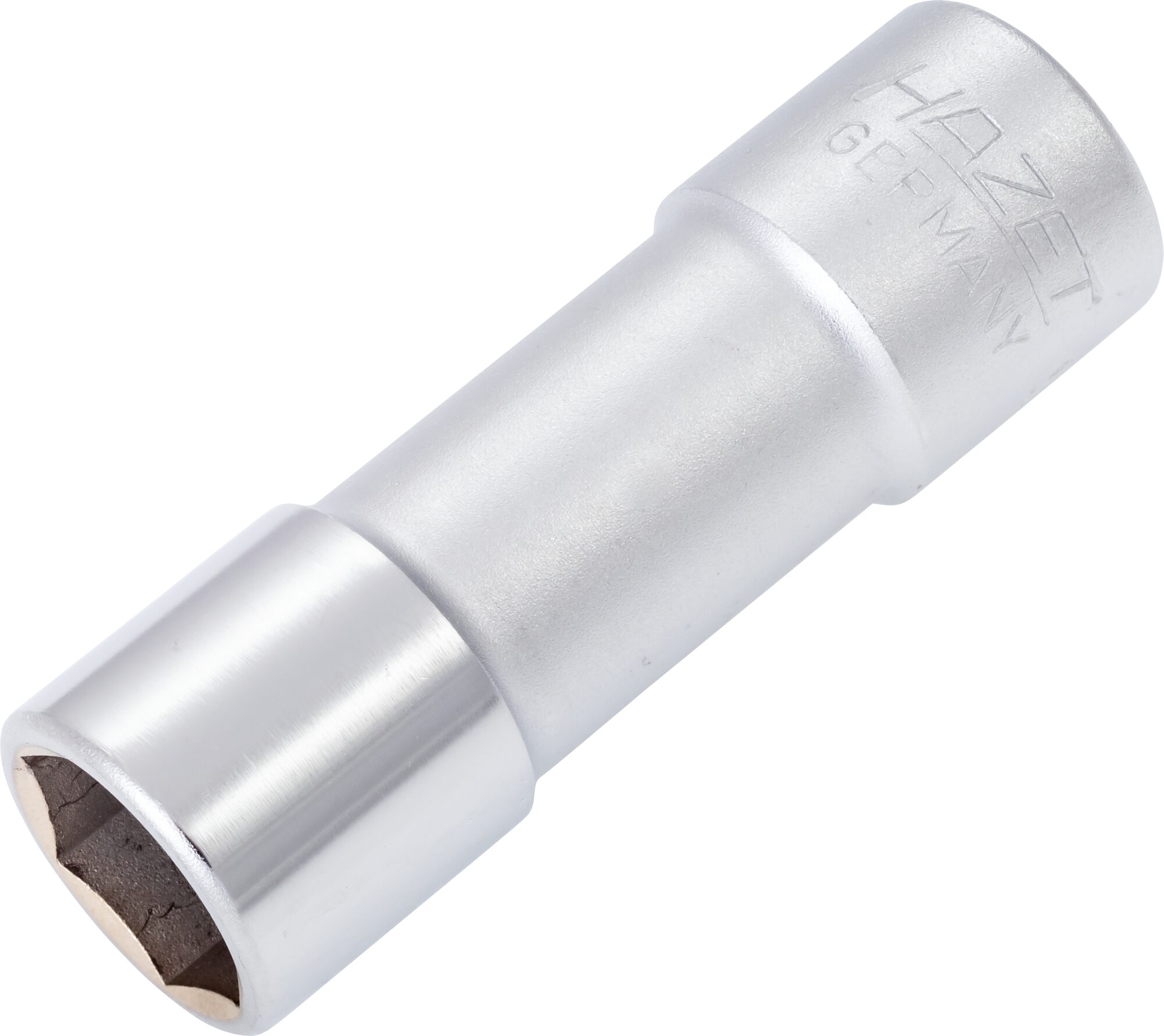 HAZET Zündkerzen Steckschlüsseleinsatz 900AKF · 1/2 Zoll (12,5 mm) Vierkant hohl · Außen Sechskant Profil · SW 16 mm · 5/8