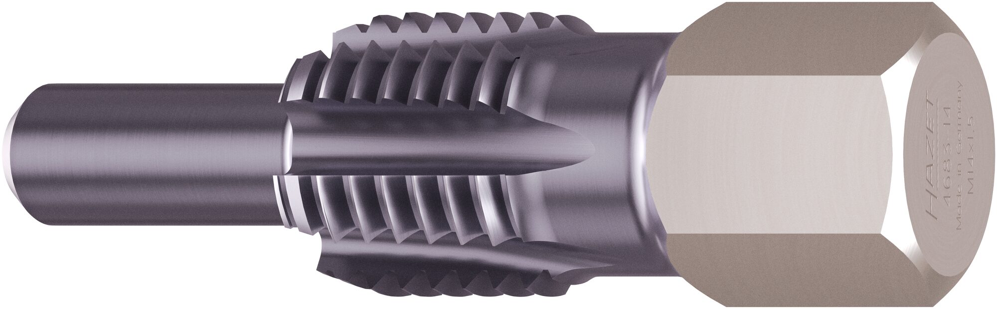 HAZET Gewinde-Nachschneider Abgastemperatur-Sensoren / -Sonden 4683-14 · 13 mm Außen-Sechskant · 45 mm