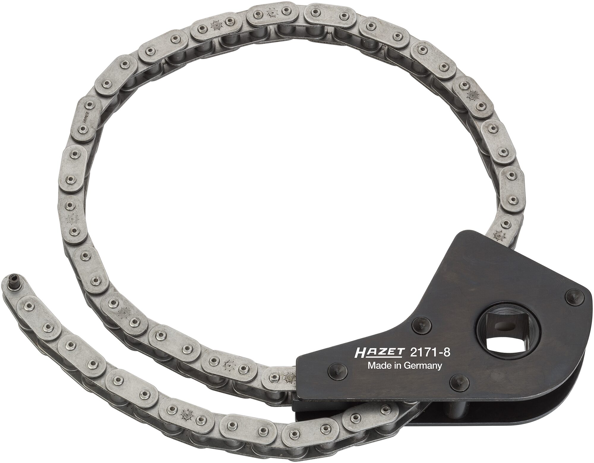 HAZET Ölfilter-Kette 2171-8 · 1/2 Zoll (12,5 mm) Vierkant hohl · 50–150 mm