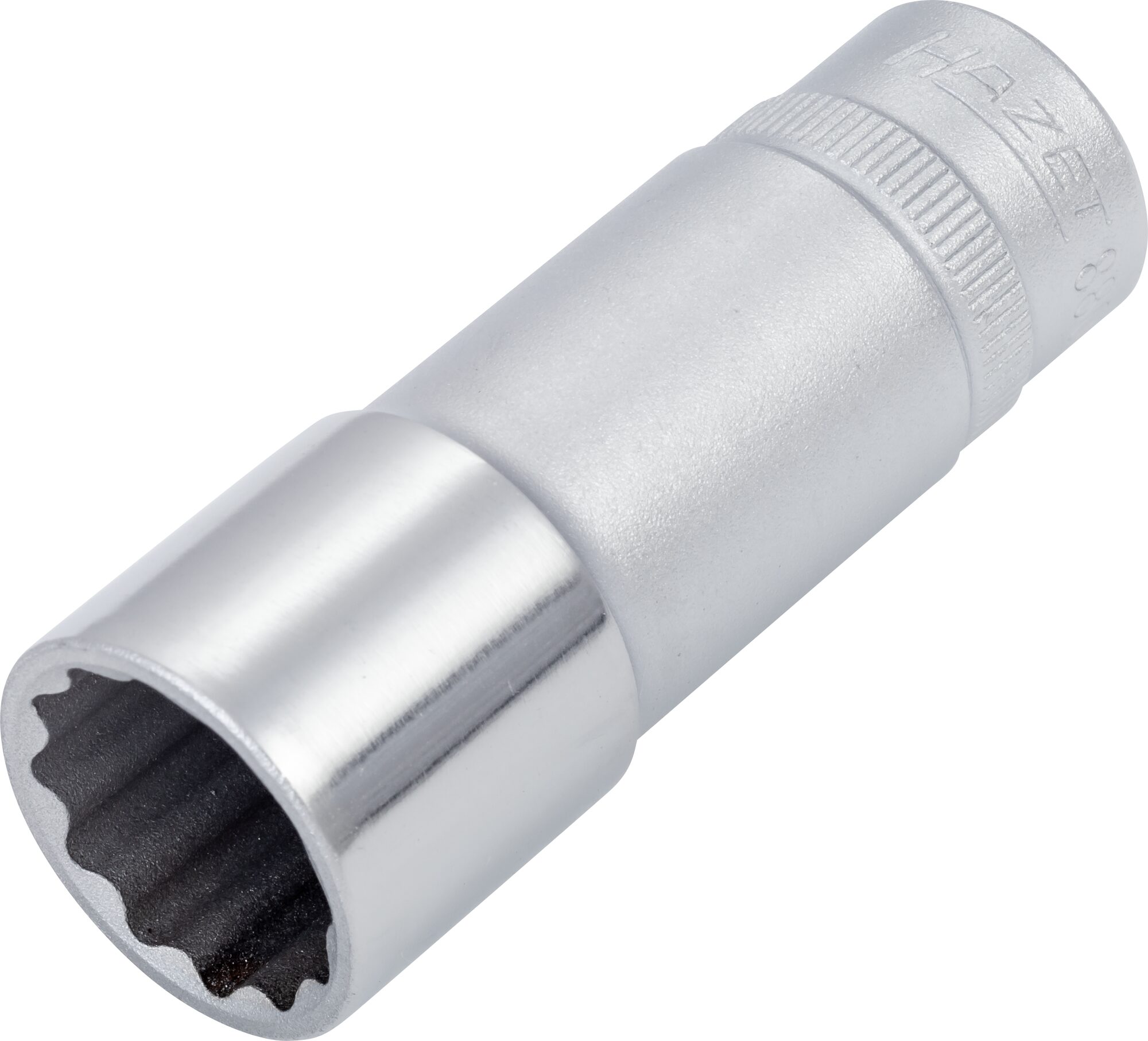 HAZET Steckschlüsseleinsatz · Doppelsechskant 880TZ-16 · Vierkant hohl 10 mm (3/8 Zoll) · Außen Doppel-Sechskant-Tractionsprofil · 16 mm