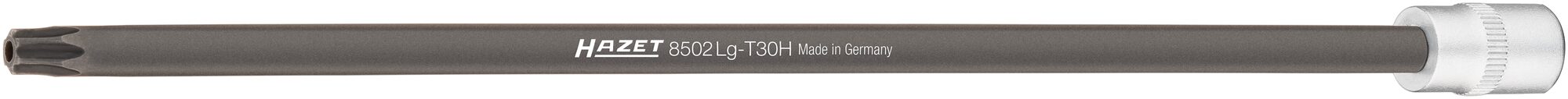 HAZET TORX® Schraubendrehereinsatz für AGR-Ventil BMW und MINI 8502LG-T30H · Vierkant hohl 6,3 mm (1/4 Zoll) · Tamper Resistant TORX® Profil · T30H