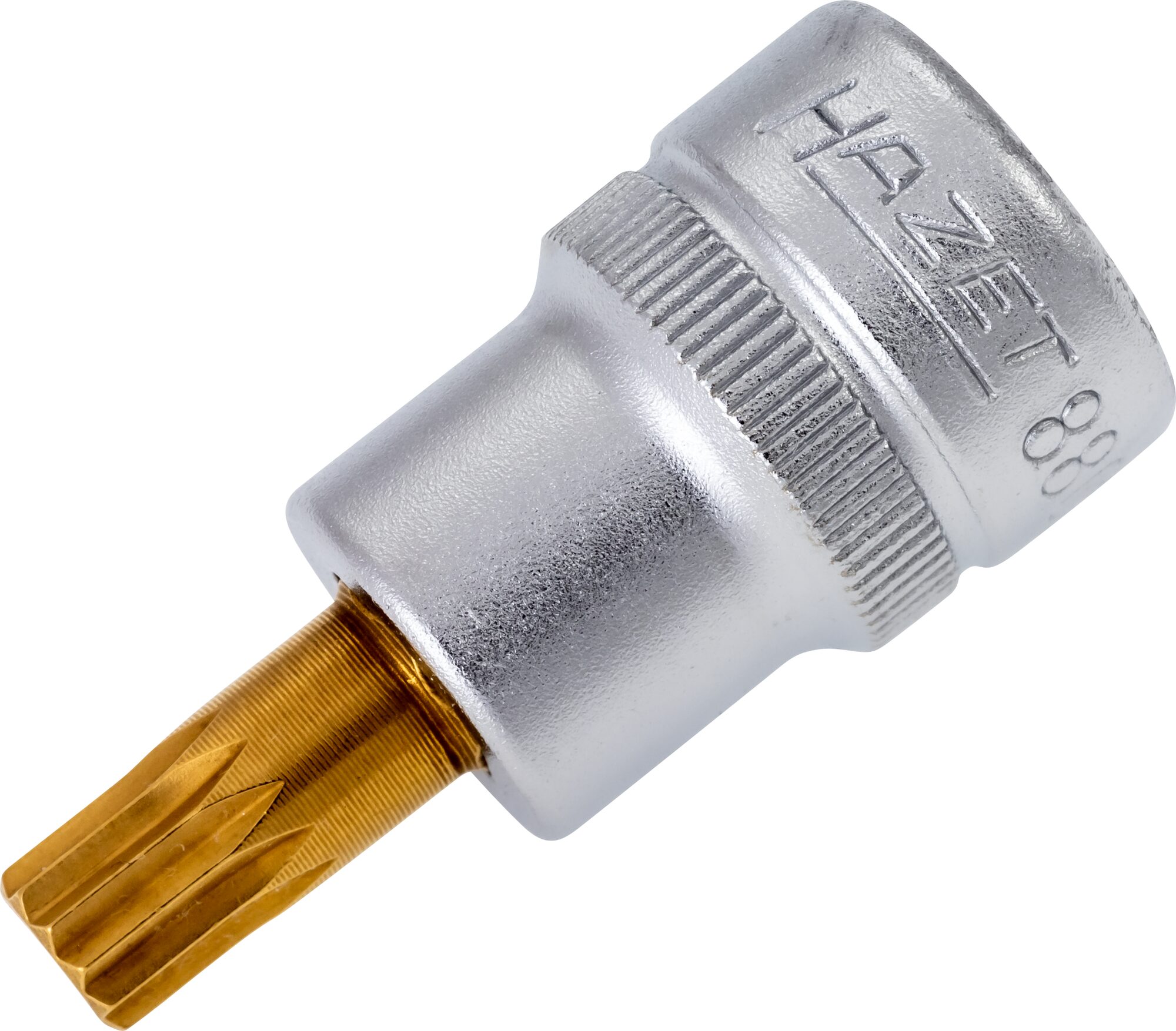 HAZET Schraubendreher-Steckschlüsseleinsatz 8808-8 · Vierkant hohl 10 mm (3/8 Zoll) · Innen Vielzahn Profil XZN · M8
