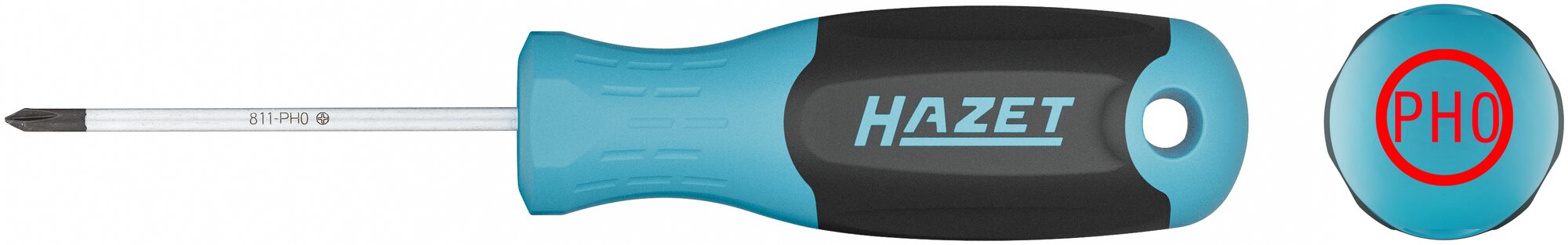 HAZET Schraubendreher 811-PH0 · Kreuzschlitz Profil PH · SW PH0