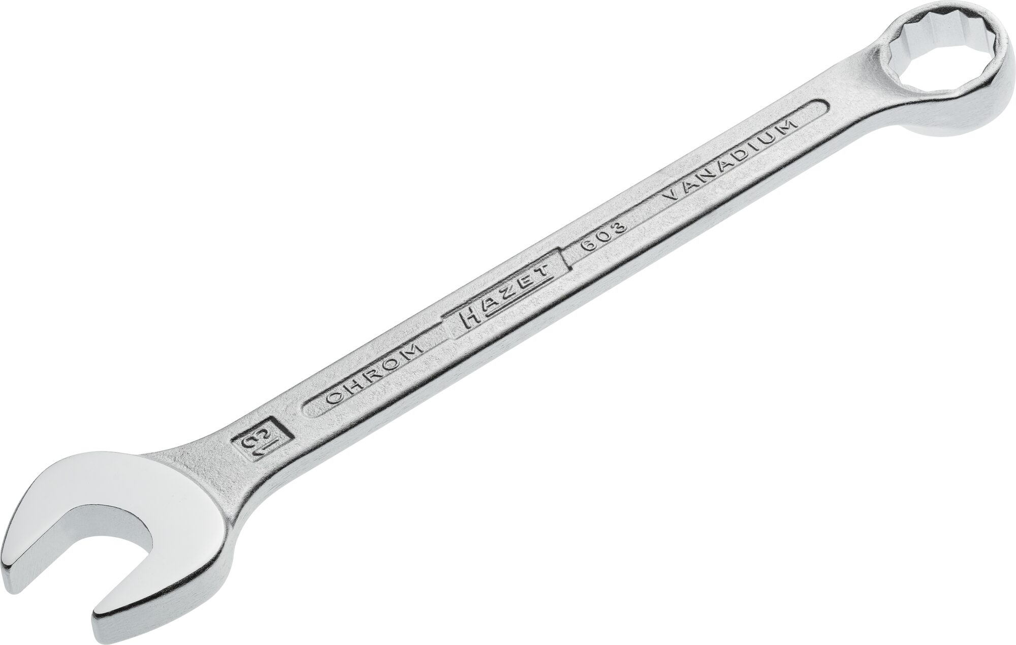 HAZET Ring-Maulschlüssel 603-13 · Außen Doppel-Sechskant Profil · 13 mm