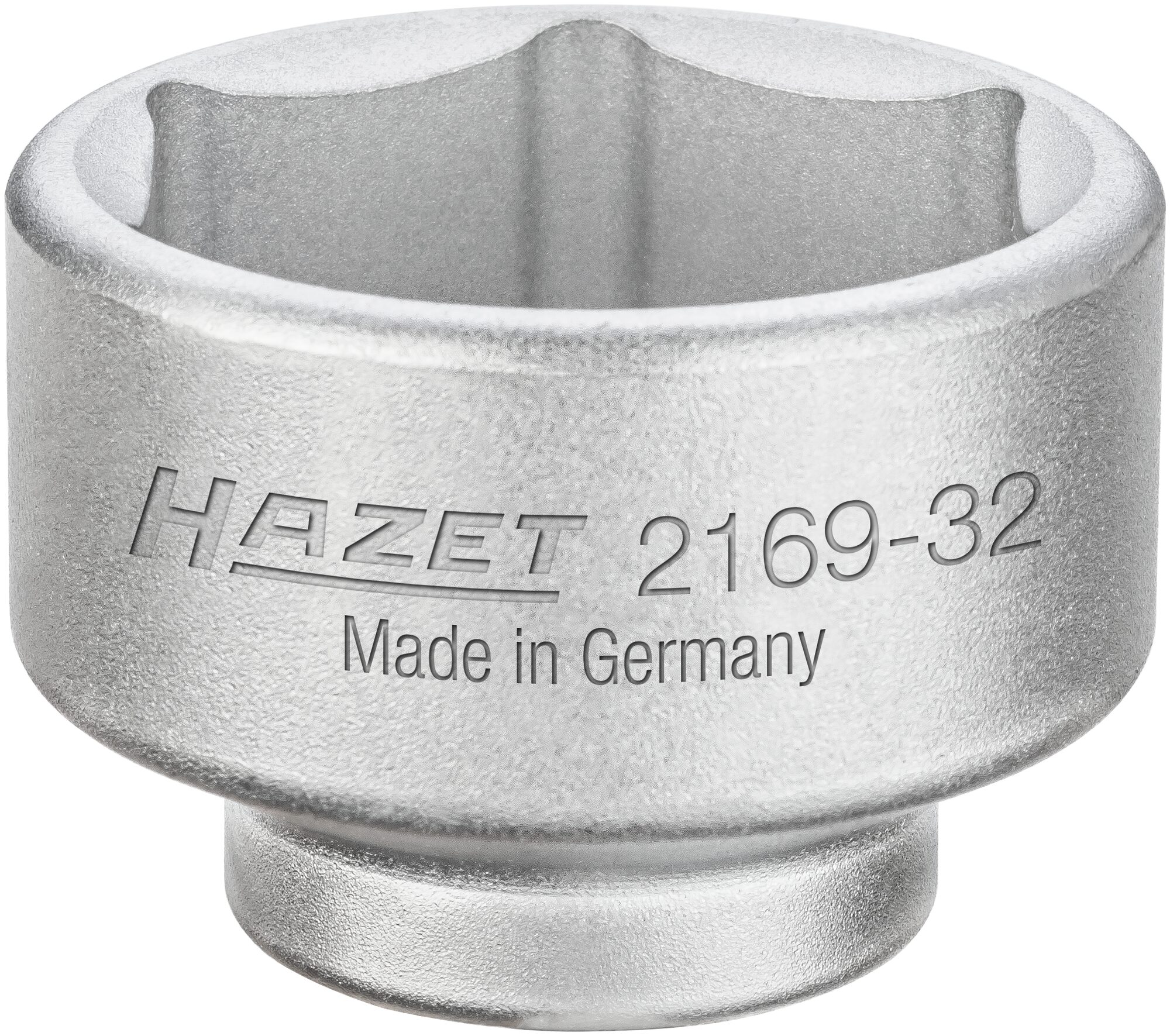 HAZET Ölfilter-Schlüssel 2169-32 · Vierkant hohl 10 mm (3/8 Zoll) · Außen Sechskant Profil · 43 mm