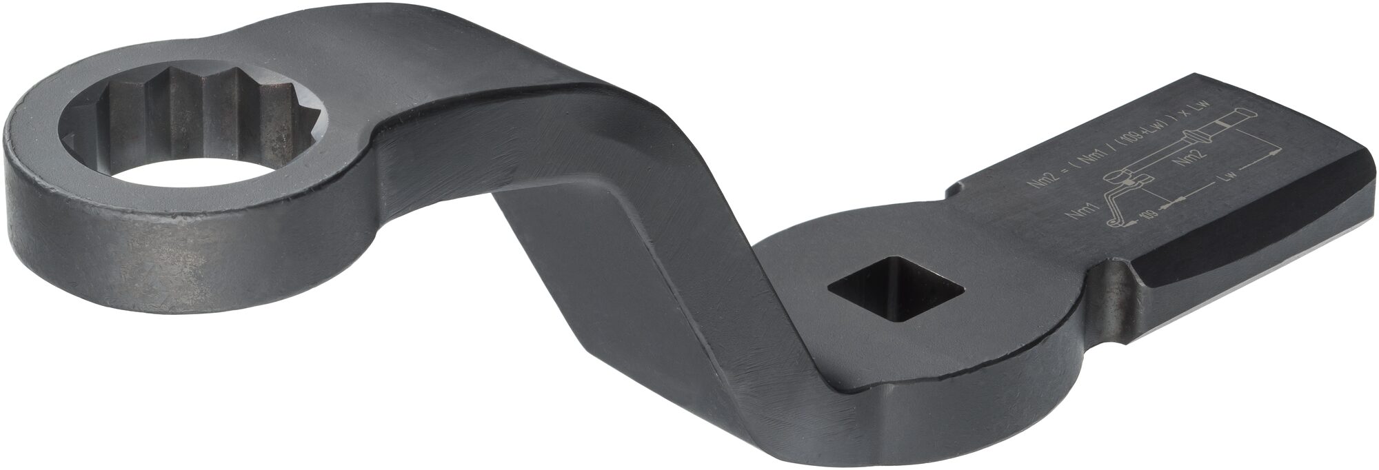 HAZET Schlag-Ringschlüssel · Doppelsechskant · mit 2 Schlagflächen 2872FS-24 · Vierkant hohl 12,5 mm (1/2 Zoll) · Außen Doppel-Sechskant Profil · 24 mm HAZET Schlag-Ringschlüssel · Doppelsechskant · mit 2 Schlagflächen 2872FS-24 · Vierkant hohl 12,5 mm (1/2 Zoll) · Außen Doppel-Sechskant Profil · 24 mm