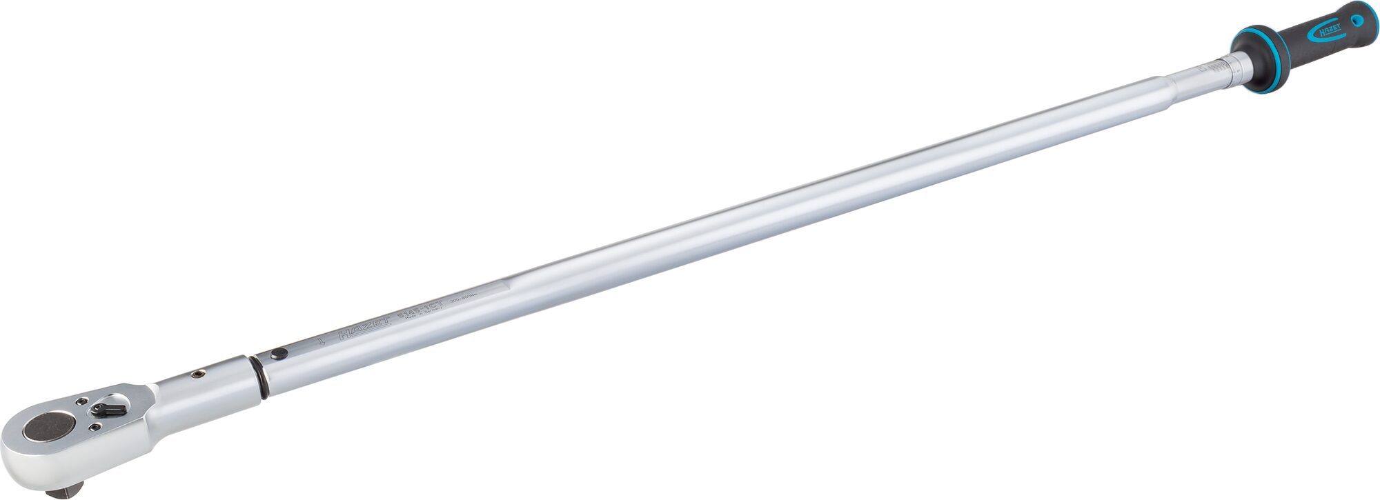 HAZET Drehmomentschlüssel 6145-1CT · Drehmomentbereich min-max: 300–800 Nm · Genauigkeit: 2% · 3/4 Zoll (20 mm) Vierkant massiv · 1283 mm