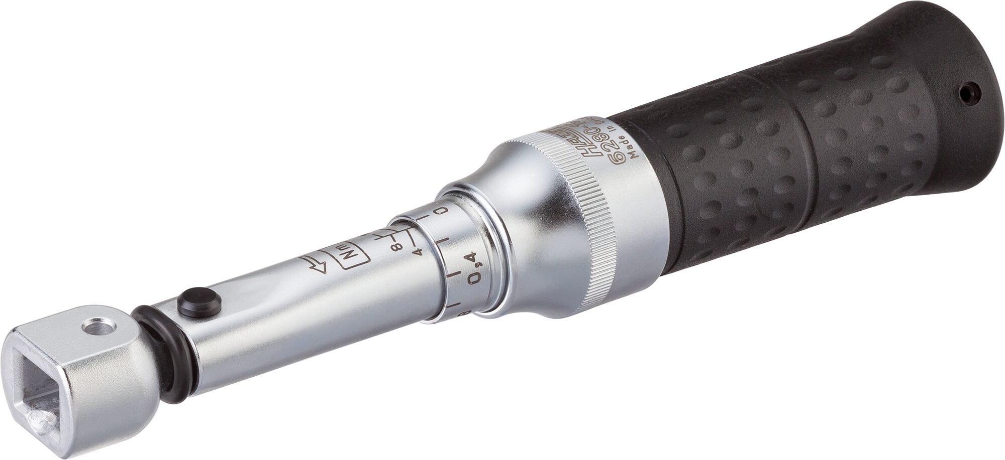 HAZET Drehmomentschlüssel 6280-1CT · Drehmomentbereich min-max: 2–10 Nm · Genauigkeit: 2% · 9 x 12 mm Einsteck-Vierkant · 181 mm
