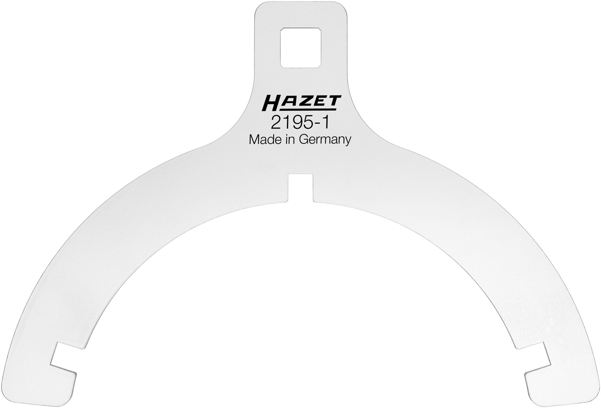 HAZET Kartuschen-Schlüssel 2195-1 · Vierkant hohl 12,5 mm (1/2 Zoll) · Rillenprofil · 192 mm