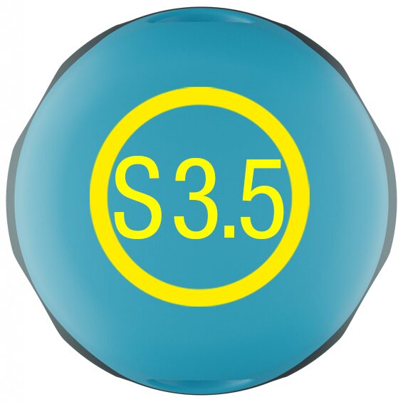 HAZET Schraubendreher 811K-35 · Schlitz Profil · SW 0,6 x 3,5 mm