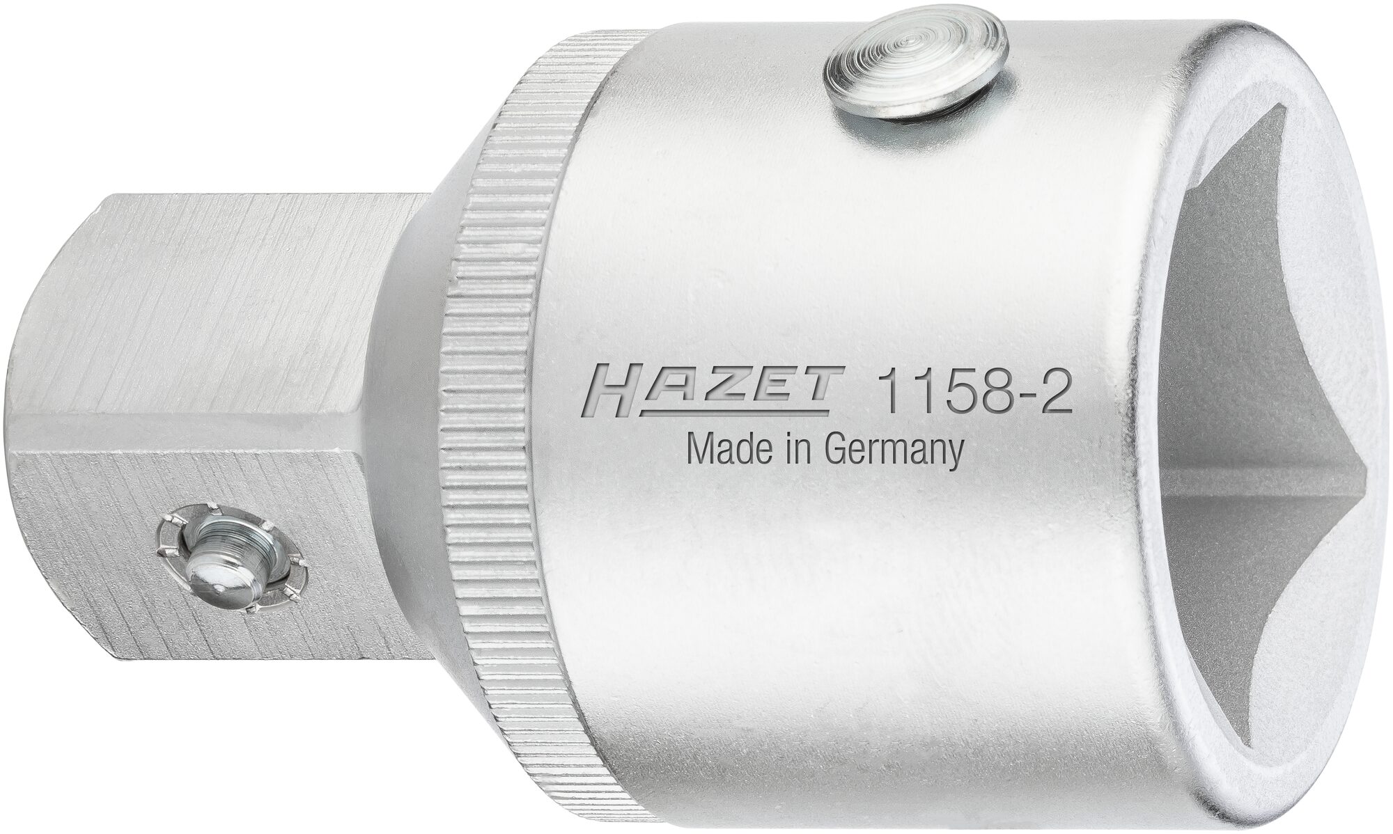 HAZET Reduzierstück 1158-2 · Vierkant hohl 25 mm (1 Zoll) · Vierkant massiv 20 mm (3/4 Zoll)