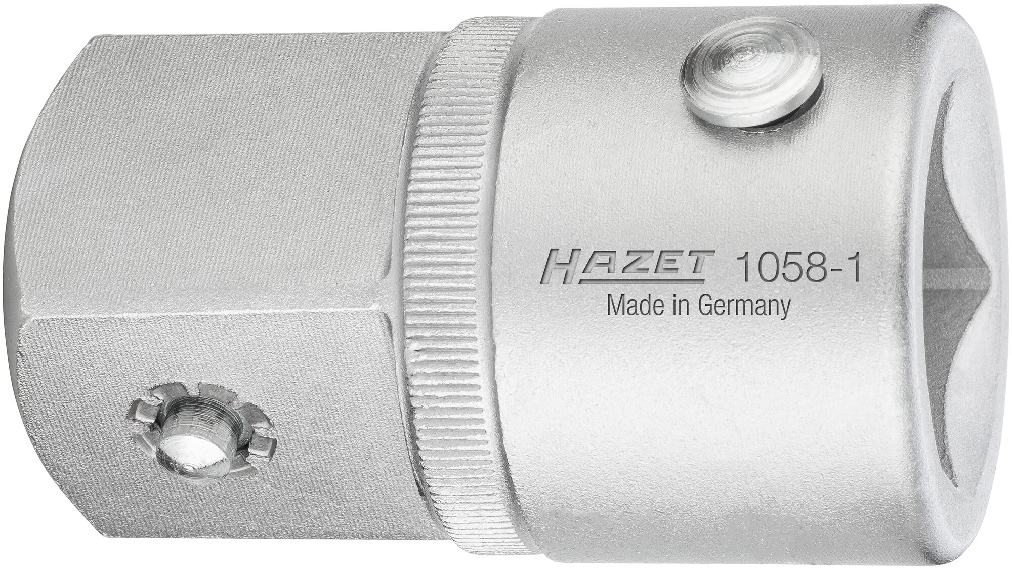 HAZET Vergrößerungsstück 1058-1 · Vierkant hohl 20 mm (3/4 Zoll) · Vierkant massiv 25 mm (1 Zoll)