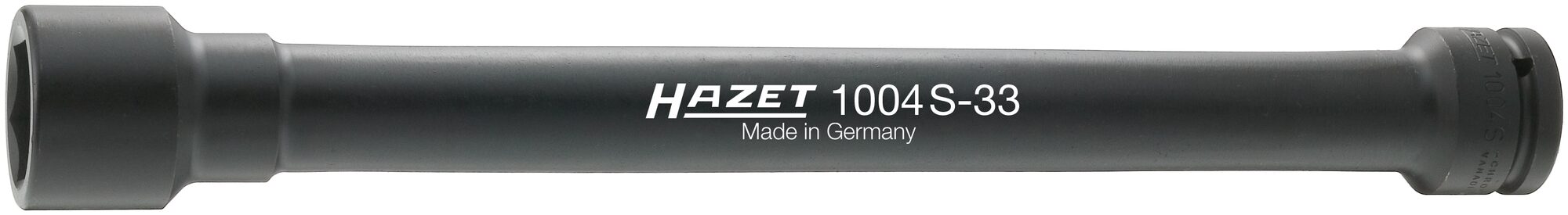 HAZET Schlag-, Maschinenschrauber Steckschlüsseleinsatz · Sechskant 1004S-33 · Vierkant hohl 20 mm (3/4 Zoll) · Außen Sechskant Profil · 33 mm