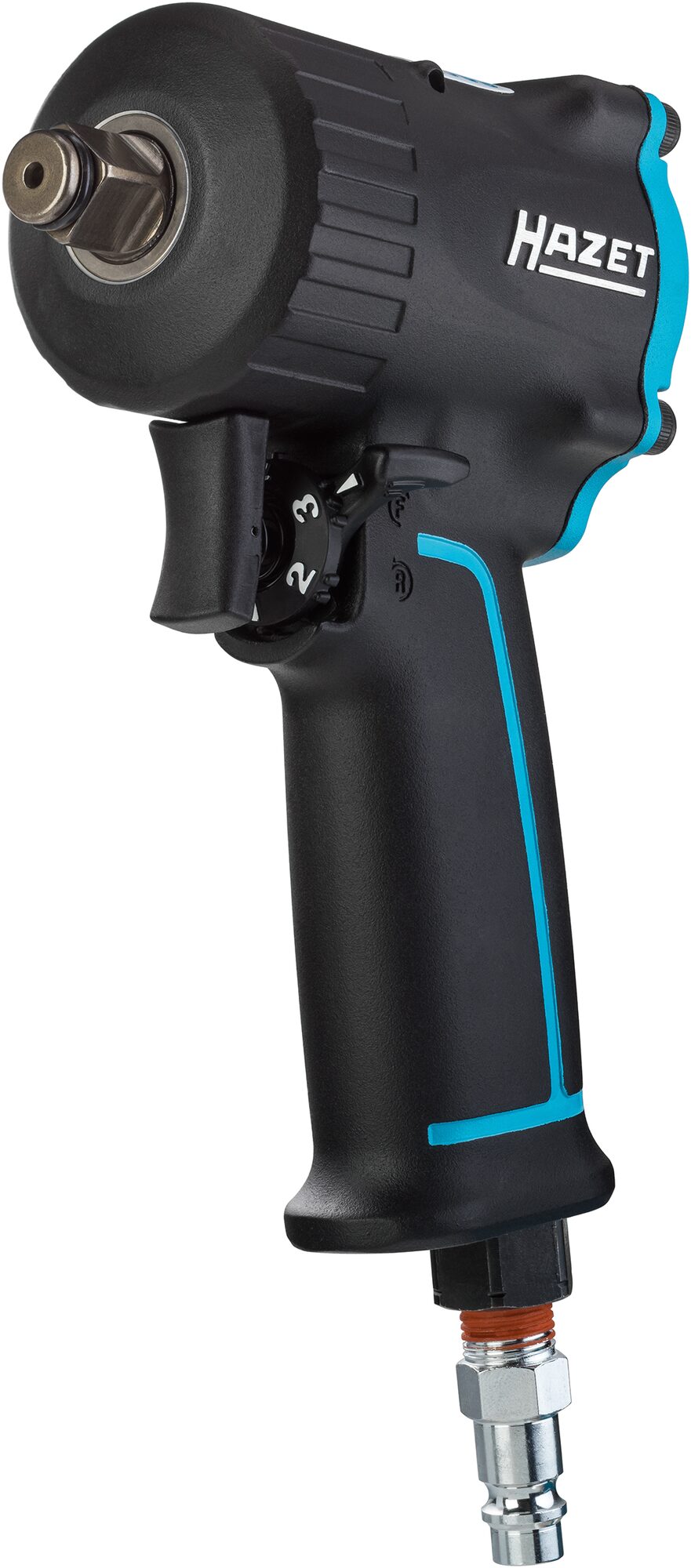 HAZET Schlagschrauber · extra kurz 9012M · Lösemoment maximal: 1100 Nm · Vierkant massiv 12,5 mm (1/2 Zoll) · Jumbo Hammer-Schlagwerk HAZET Schlagschrauber · extra kurz 9012M · Lösemoment maximal: 1100 Nm · Vierkant massiv 12,5 mm (1/2 Zoll) · Jumbo Hammer-Schlagwerk
