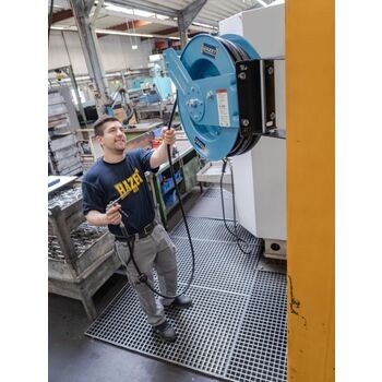 HAZET Schlauchaufroller · offen 9040OS-10 · 400 mm x 186 mm x 426 mm HAZET Schlauchaufroller · offen 9040OS-10 · 400 mm x 186 mm x 426 mm