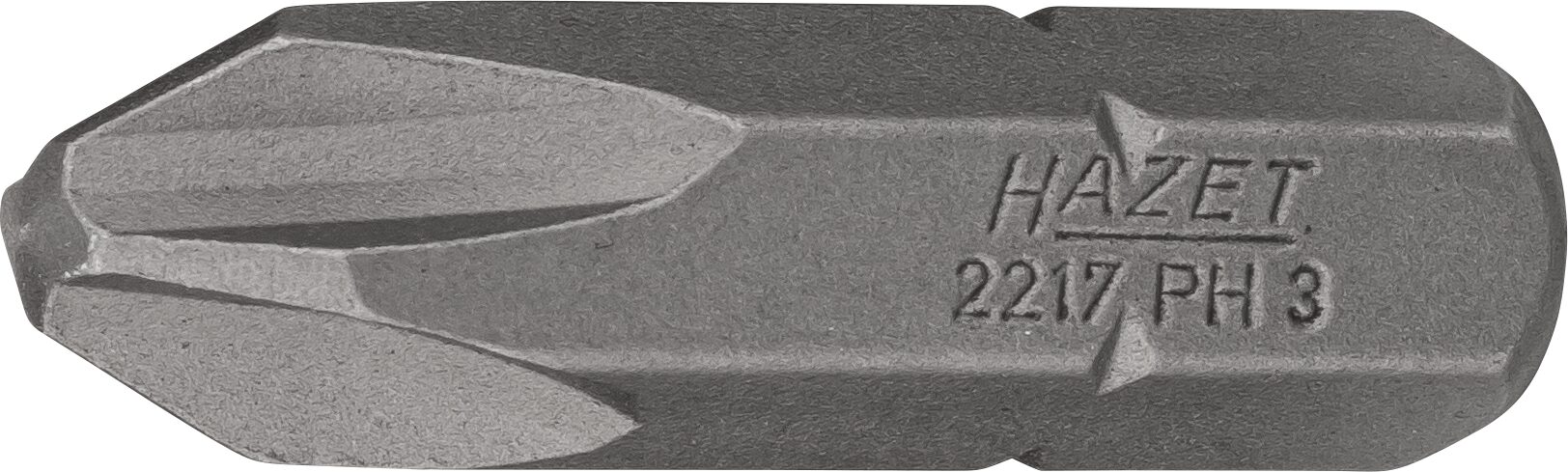 HAZET Bit 2217-PH3 · Sechskant massiv 8 (5/16 Zoll) · Kreuzschlitz Profil PH · PH3