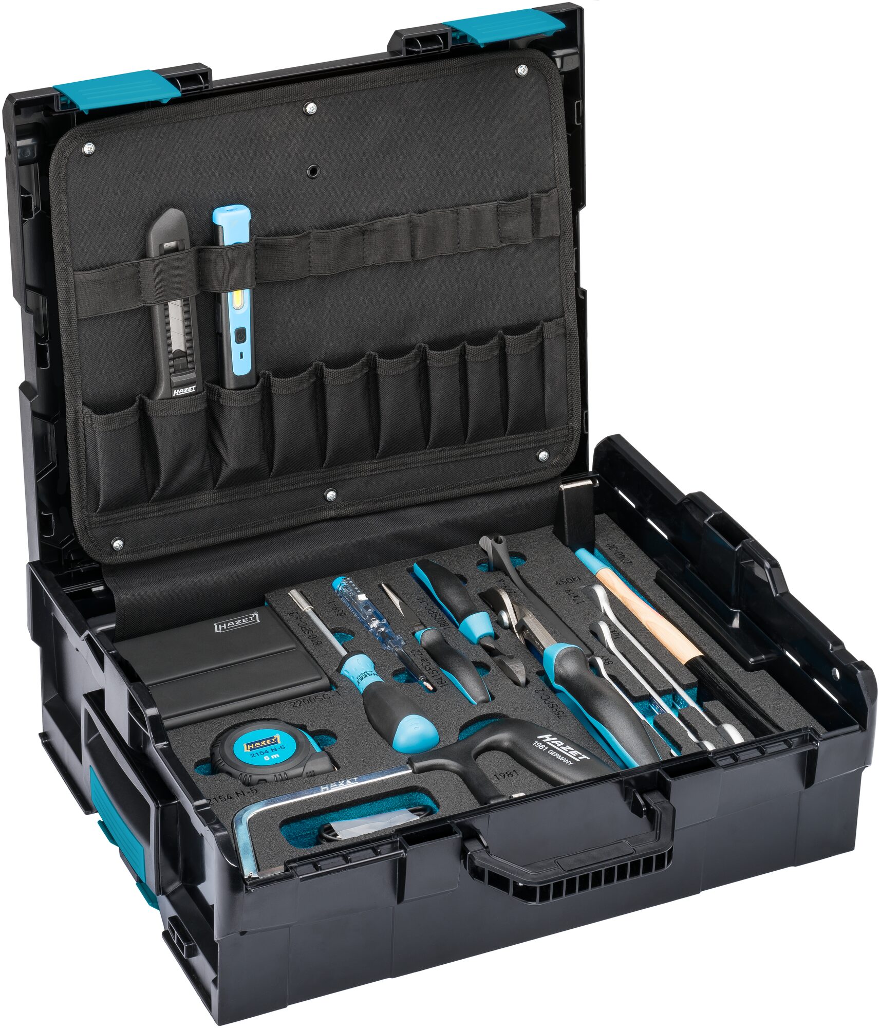 HAZET L-Boxx 190L-136/83 · 0,5?x?2,8 · 1,5?–?19 · PH1?–?PH3 · PZ1?–?PZ3 · T6?–?T40 · Anzahl Werkzeuge: 83