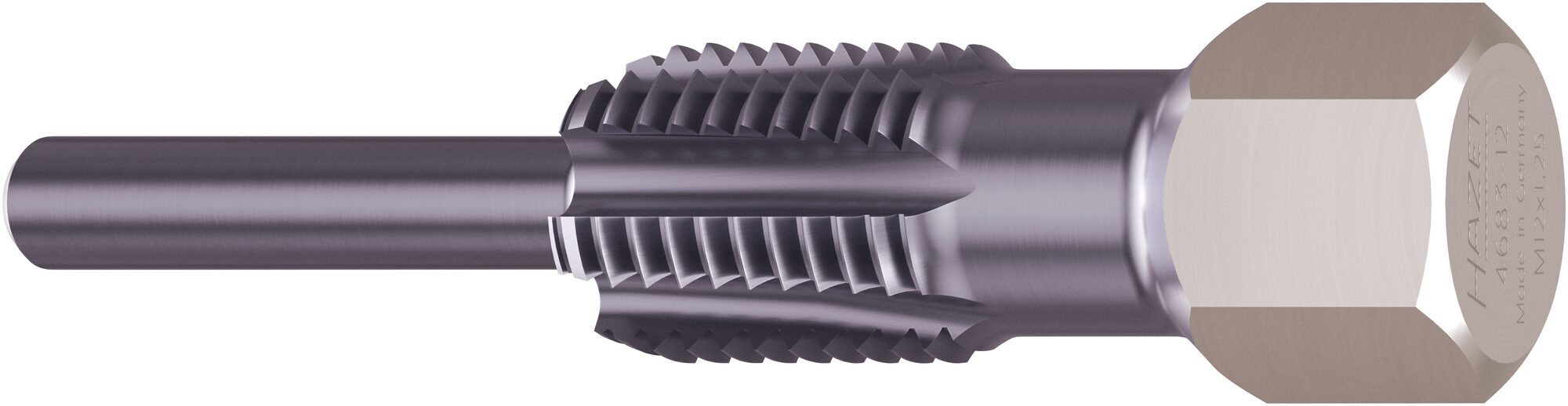 HAZET Gewinde-Nachschneider Abgastemperatur-Sensoren / -Sonden 4683-12 · 13 mm Außen-Sechskant · 55 mm